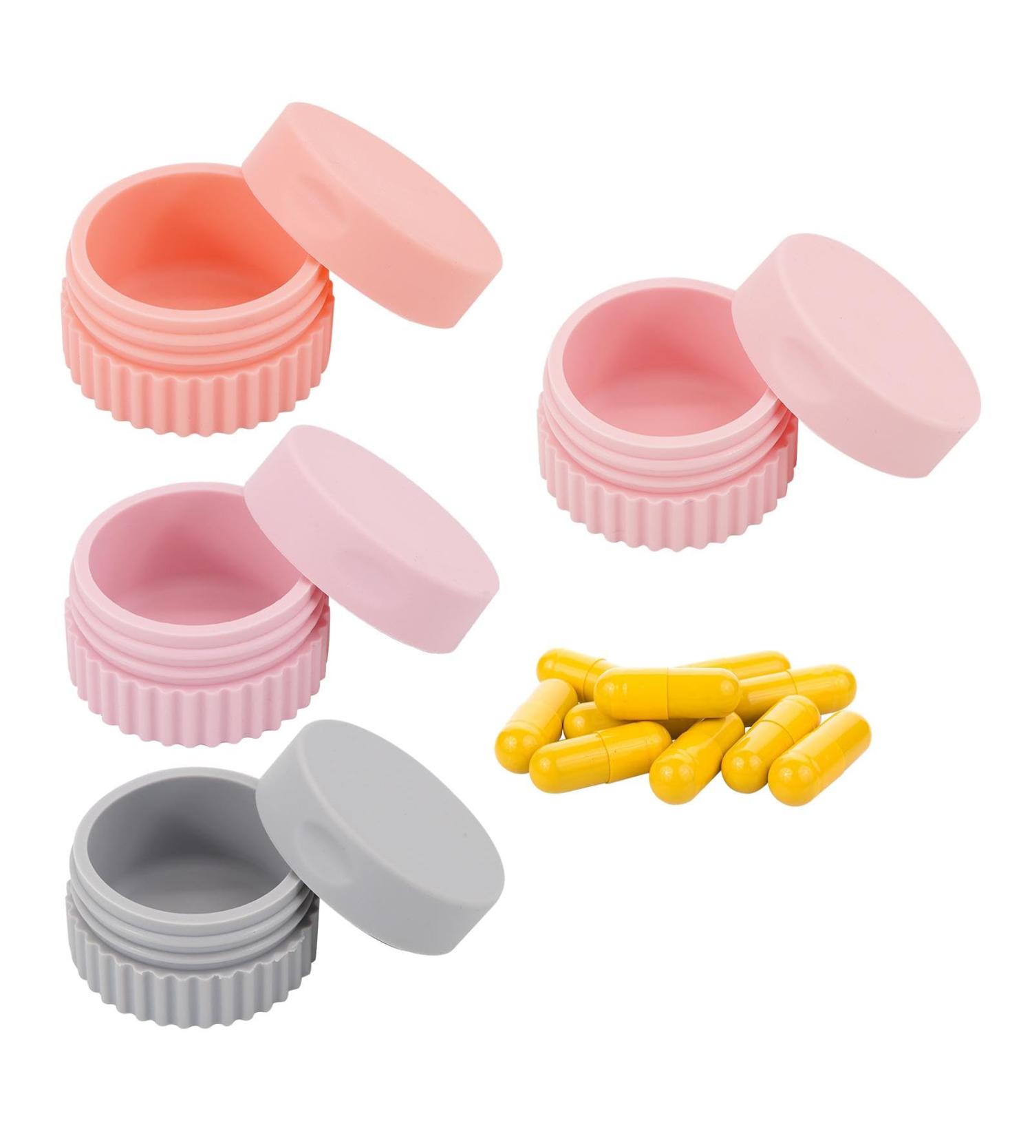 Refillable Jars for Cream | Pocket Organizer Box for Body Cream Small Toiletries Container for Travel Gym Camping Beach - Buy Online on GoSupps.com
