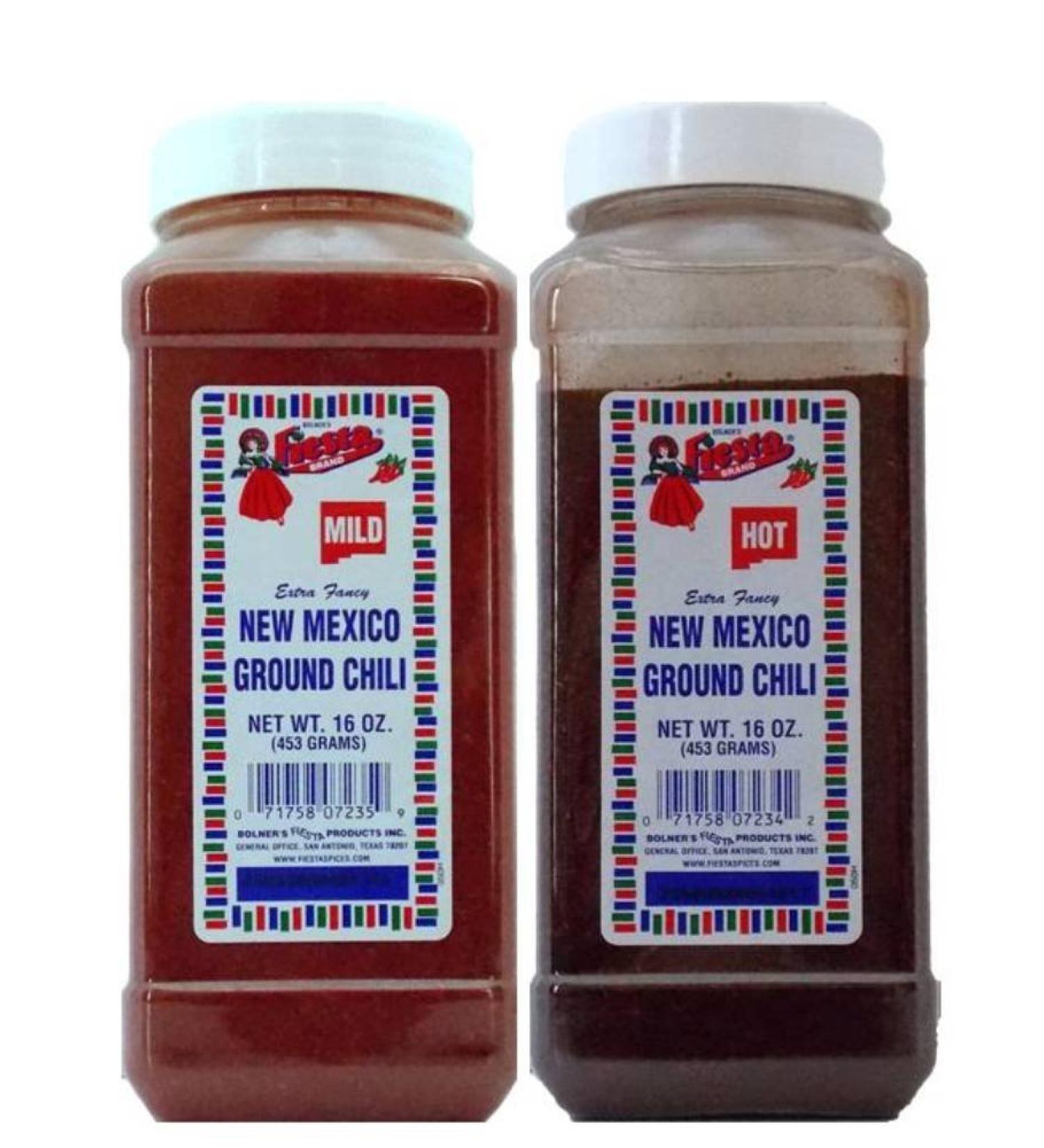 Bolner's Fiesta Hot and Mild New Mexico Chili Bundle - 16 Oz. Each - Buy Online on GoSupps.com
