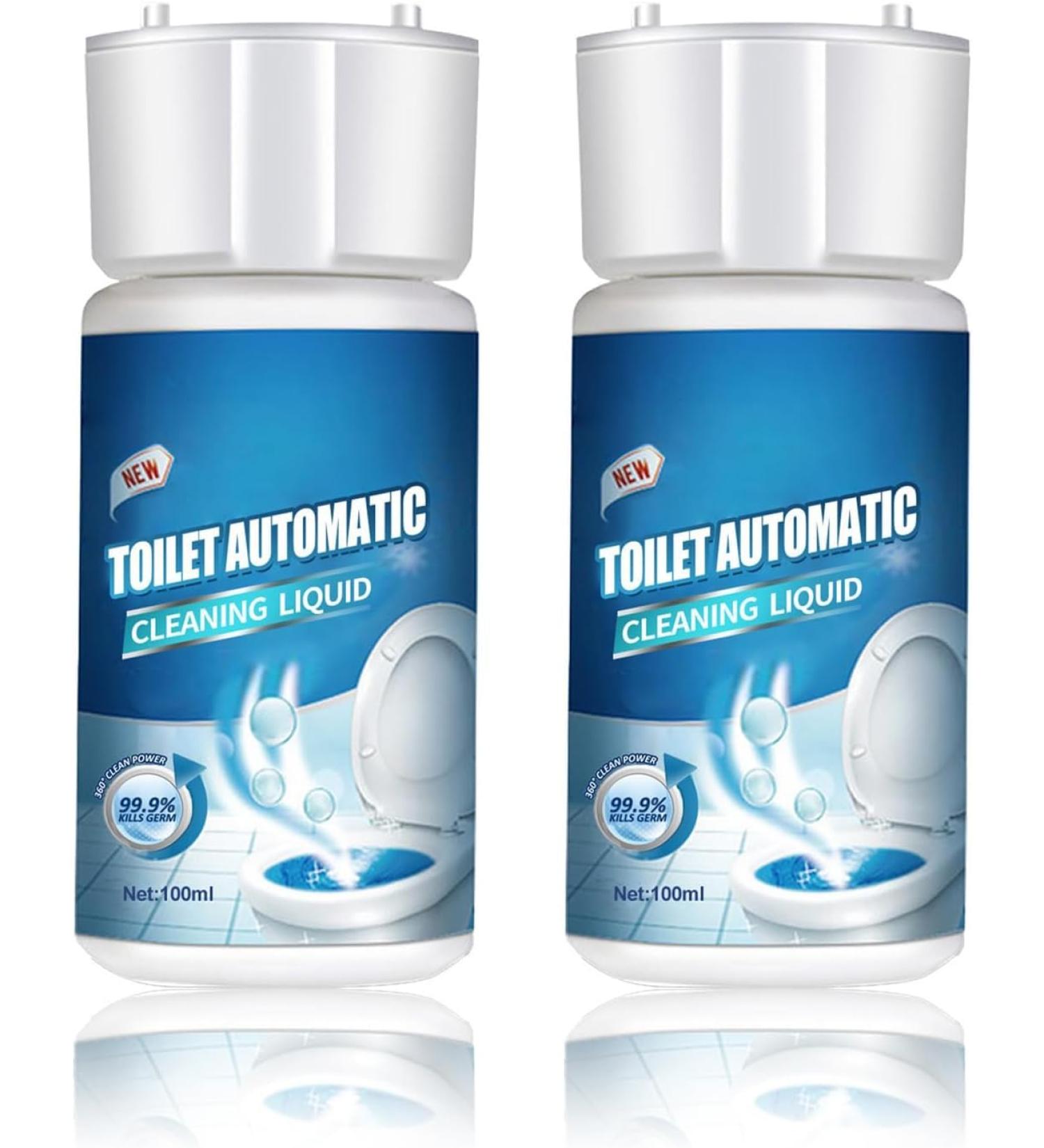 Splash Foam Toilet Cleaner Toilet Active Oxygen Agent Cleaner Toilet Automatic Cleaning Liquid Toilet Stubborn Stains Cleaning Agent For Fast Cleaning 2 PCS - Buy Online on GoSupps.com