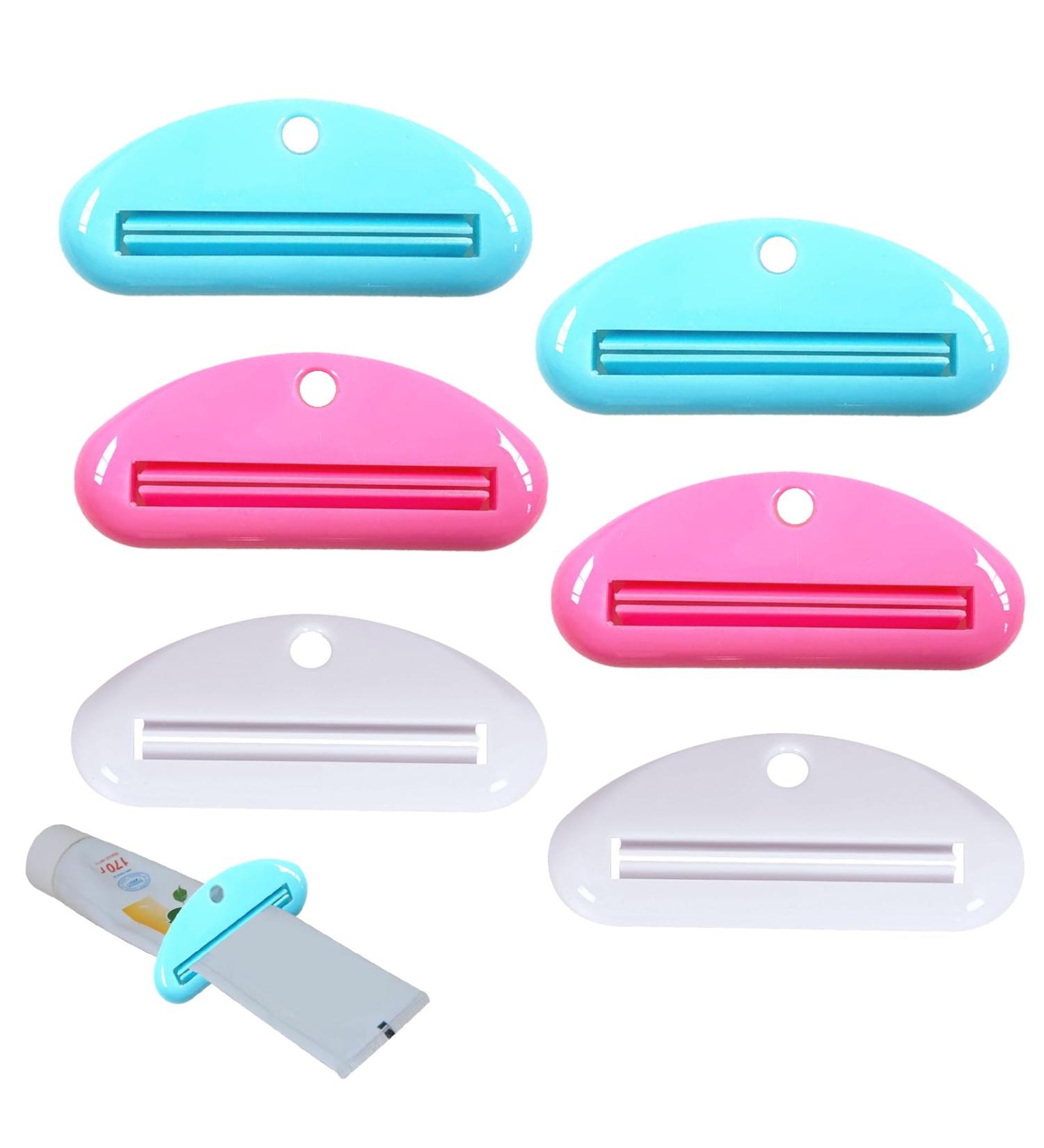 6-Piece Tube Squeezer Set | Universal Toothpaste Dispenser & Tube Presser for Easy Squeeze & Maximum Use - Buy Online on GoSupps.com