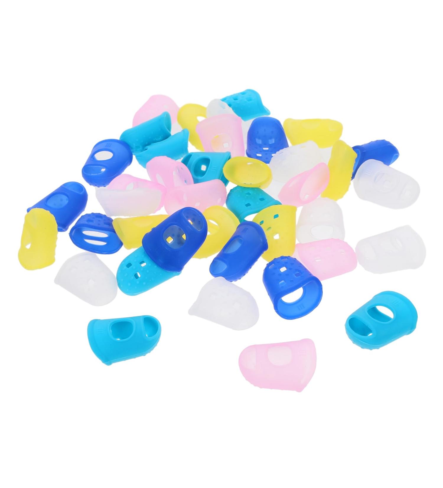 120 Pcs Silicone Finger Cots & Toe Protectors - Non-Slip Finger Caps for Cutting & Safe Use | Durable Finger Protector Supplies - Buy Online on GoSupps.com