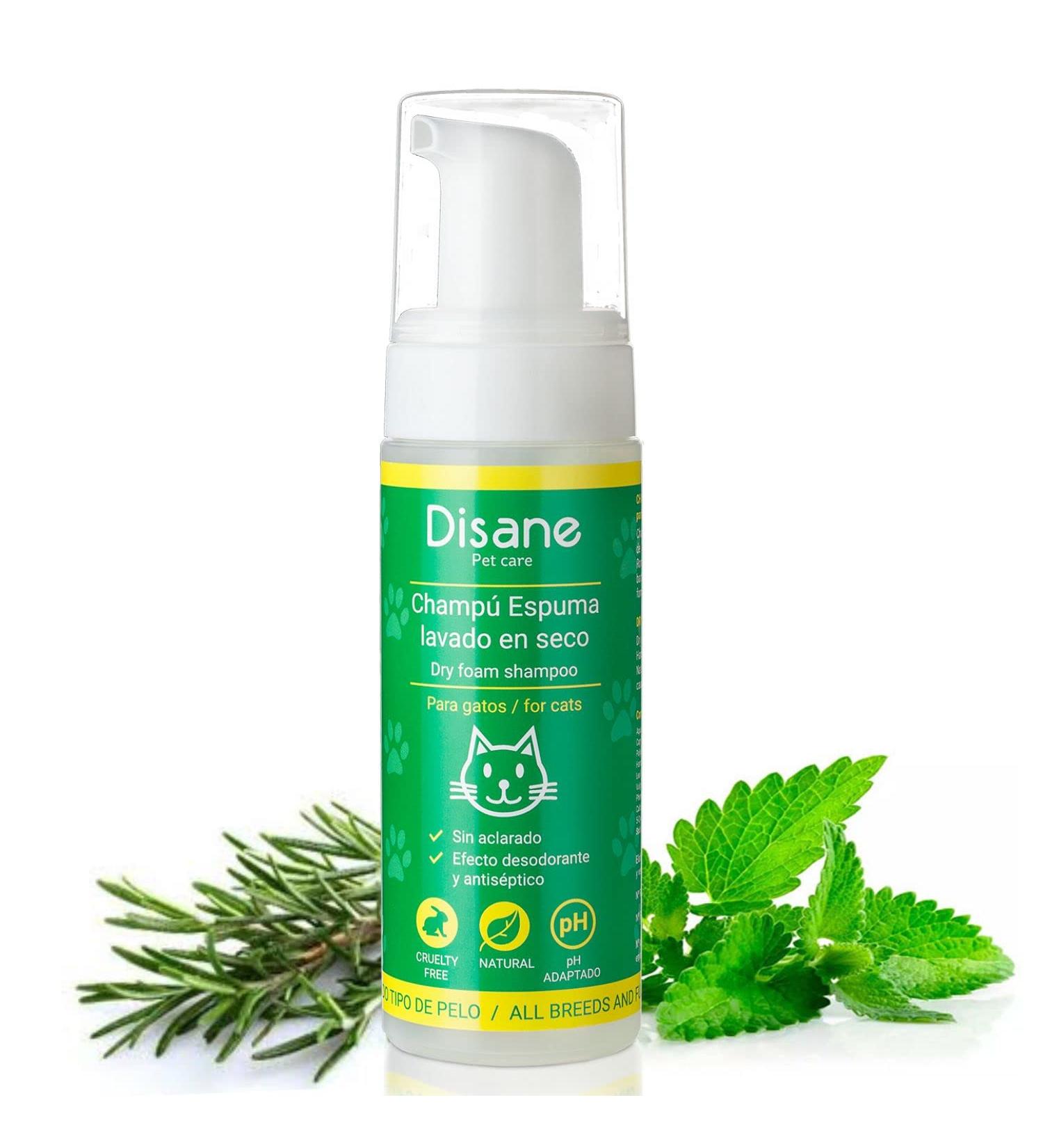 Disane Cruelty-Free Dry Shampoo for Cats 200ml | Odor Eliminator & Dirt Remover | Eco-Friendly Pet Care - Buy Online on GoSupps.com