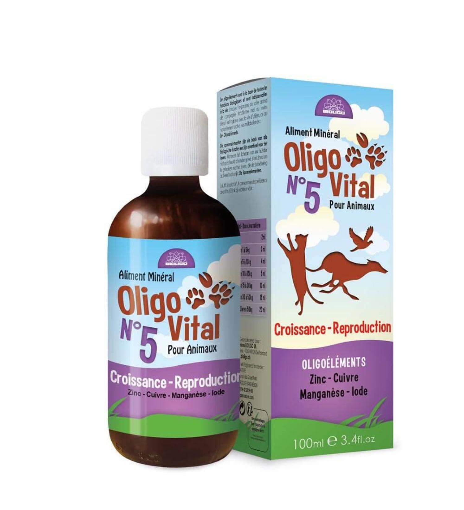 Bioligo OLIGOVITAL No. 5 Reproduction 100 ml / 200 ml / 500 ml / 1L Capacity 100 ml