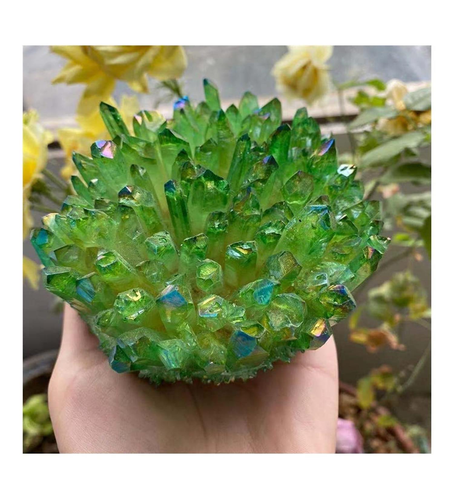 Natural Crystal Rough Natural Rainbow Halo Quartz Cluster Restoration Home Decoration Stone Gift Crafts (Size : 450-500g) - Buy Online on GoSupps.com