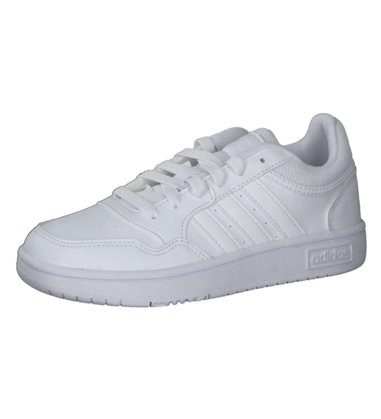 Buy Adidas Unisex Kinder Hoops Sneakers - White - Size 40 EU | Best International Shipping - Buy Online on GoSupps.com