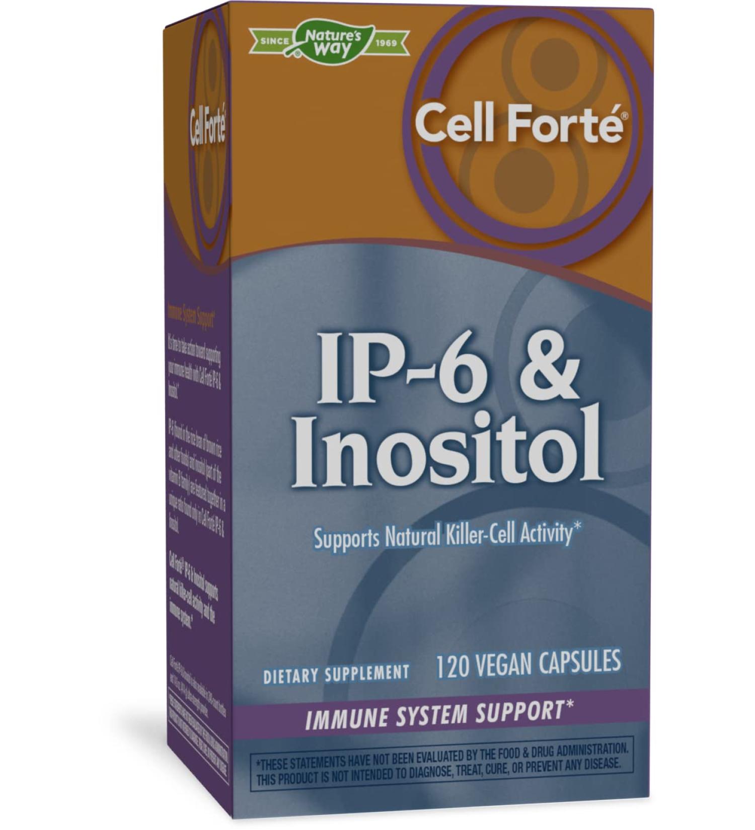 Nature's Way Cell Fortأ© IP-6 & Inositol - 120 Vegan Capsules for Immune Support - Buy Online on GoSupps.com