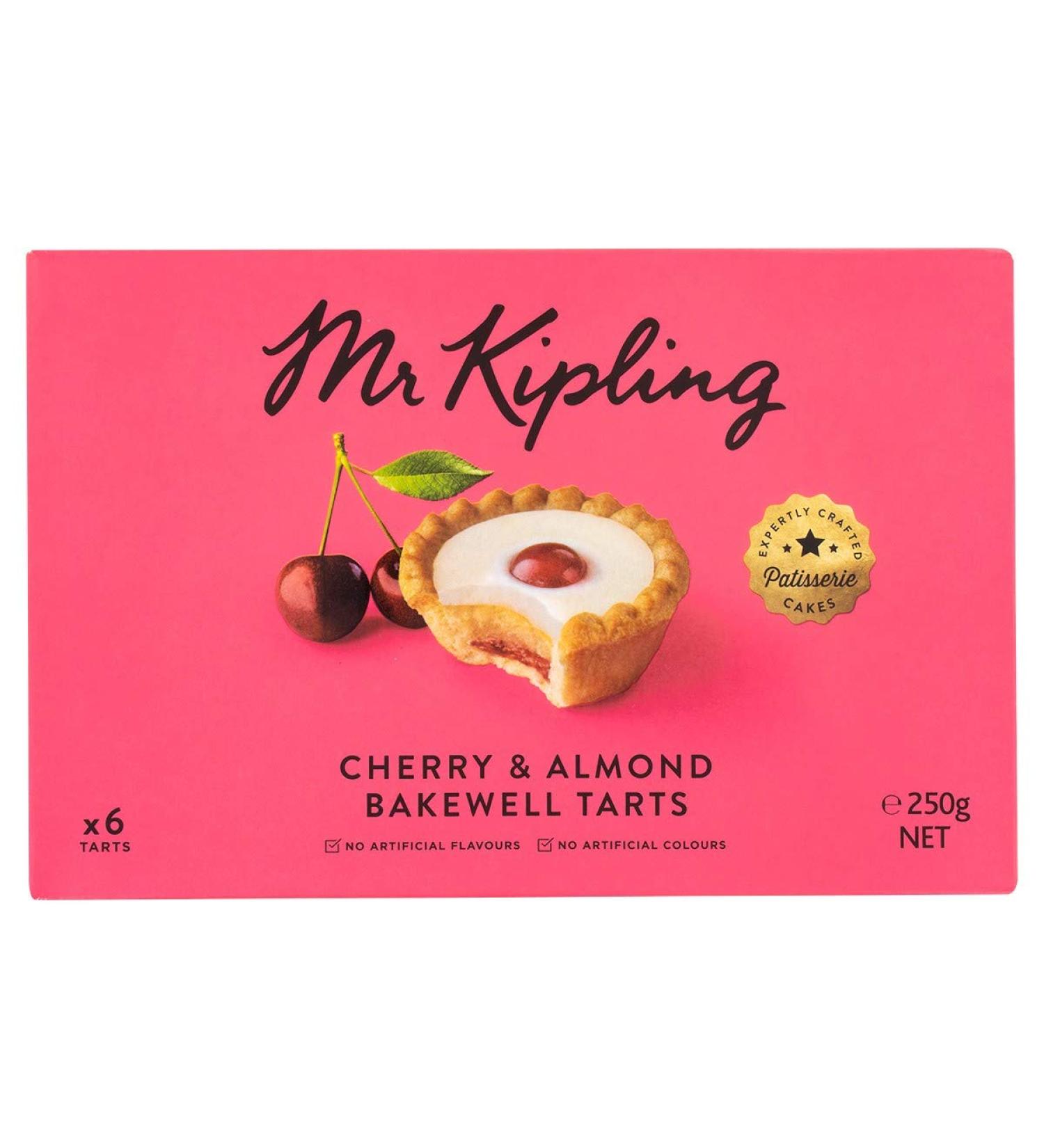 Mr Kipling Cakes - Cherry Bakewells - 6 Pack