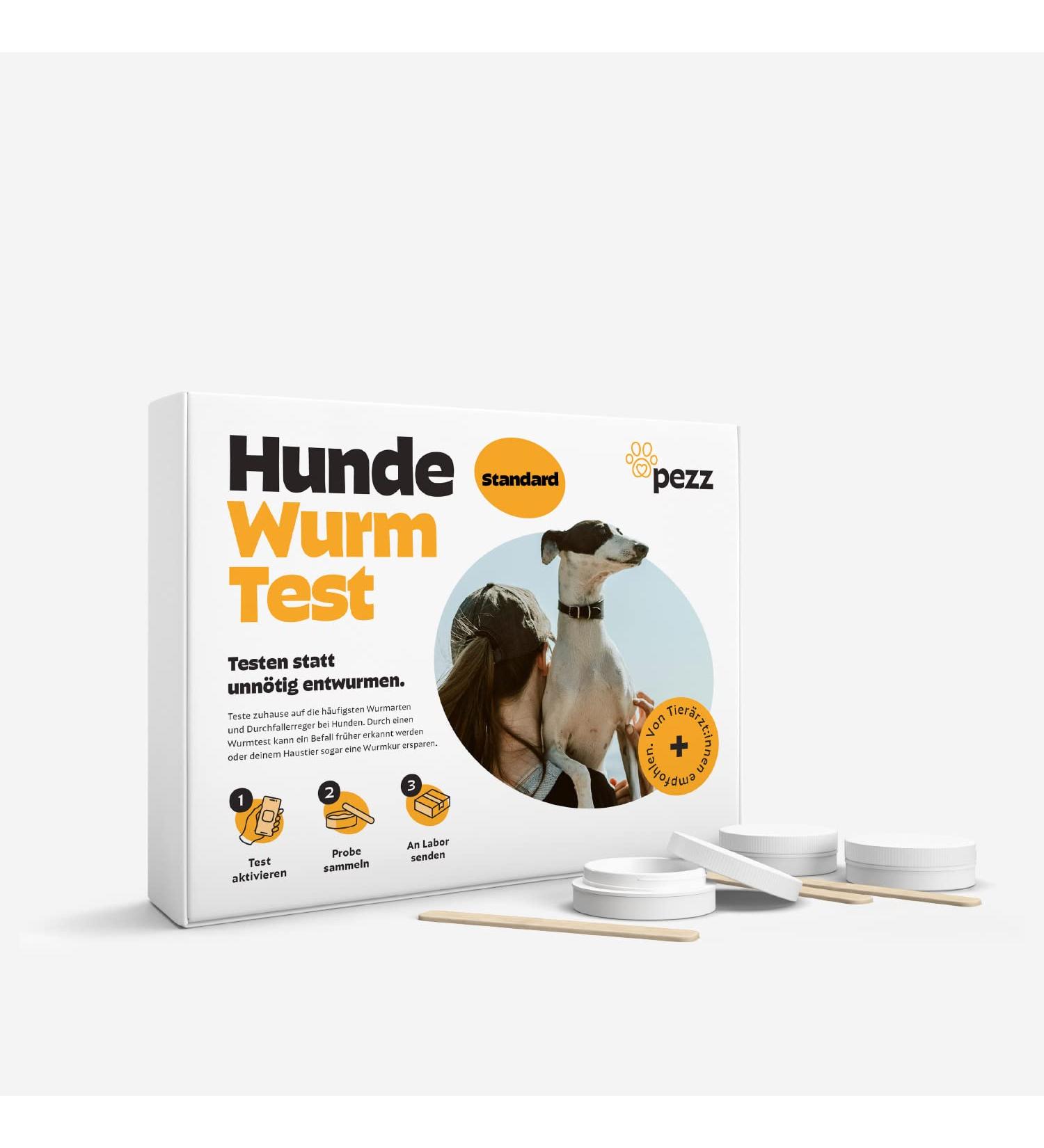 Pezz Wurktest for Dogs (Standard) - Test Common Wurdoms | Free Laboratory Shipping Included | Action Recommendations - Buy Online on GoSupps.com