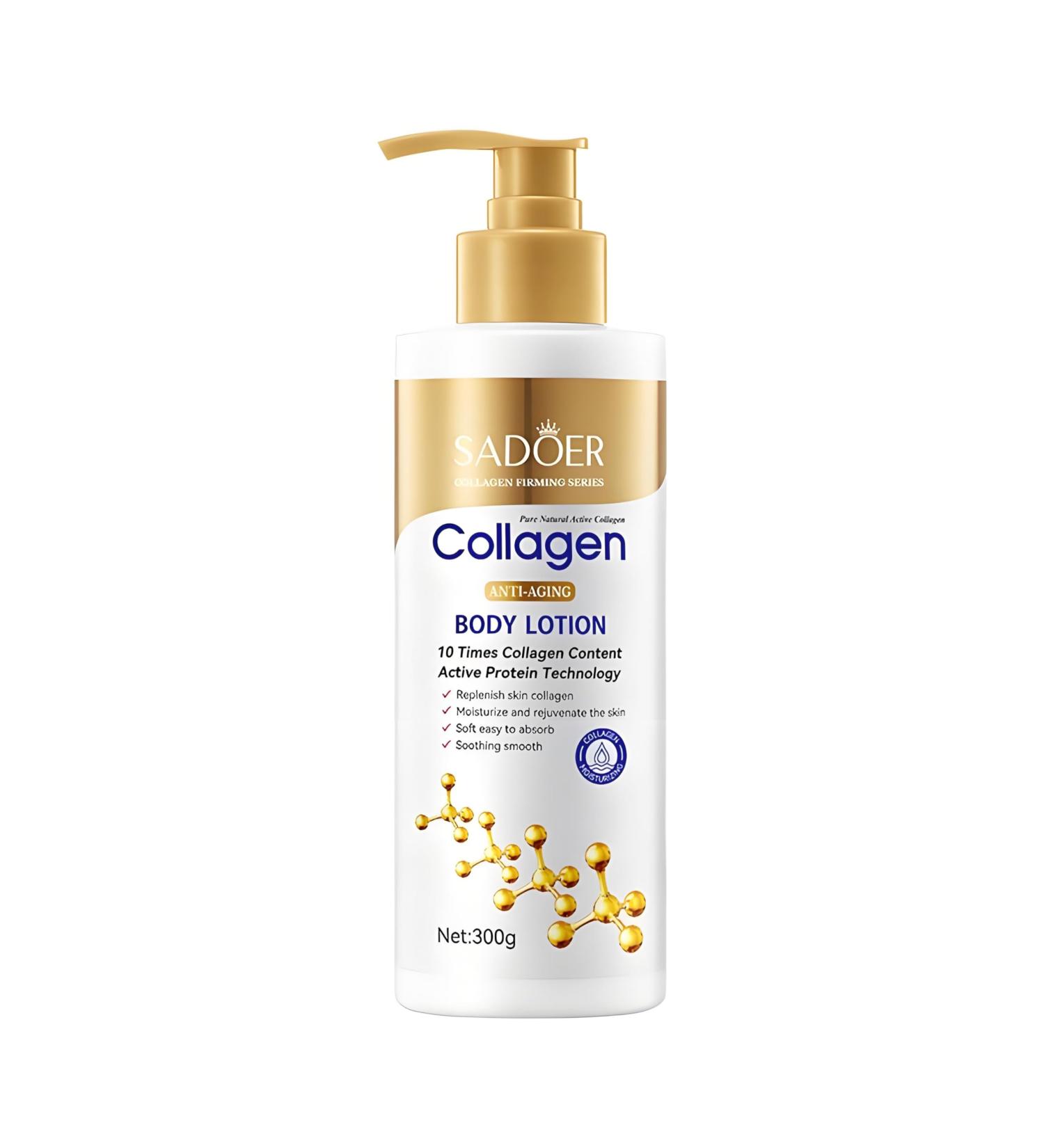 Bone Collagen Anti-Wrinkle Body Lotion | Moisturizing & Refreshing | 10.5oz (300g) - Autumn & Winter Hydration - Buy Online on GoSupps.com