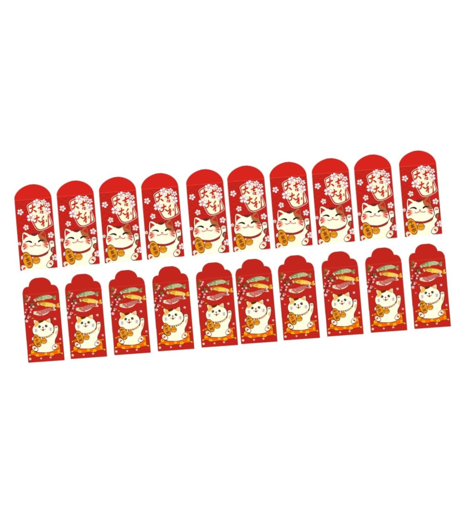 Ciieeo 40 pcs 2021 Lai See red Envelope Bag Gift Money Chinese red Packet Chinese Spring Gifts Money Envelope Decor Chinese Decor 2021 red envelopes The Year of ox red Packets - Buy Online on GoSupps.com