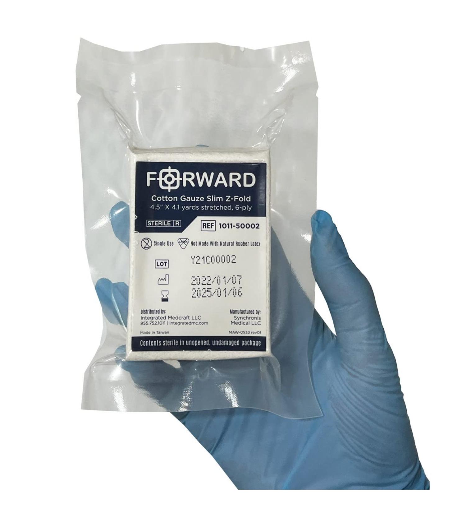 Slim Z-Fold Forward Cotton Gauze - Lightweight & Versatile Fabric for International Shipping | Perfect for Apparel & Crafts - Buy Online on GoSupps.com