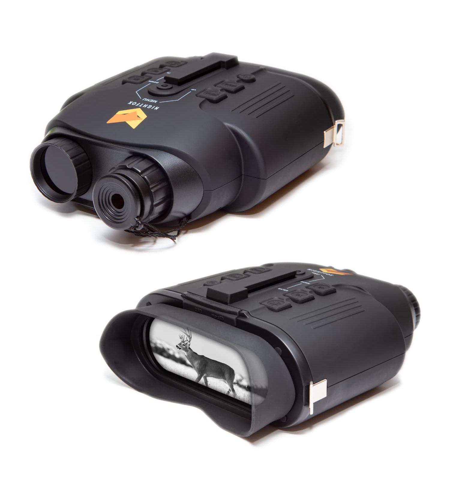 Nightfox 110R Widescreen Night Vision Binocular with Digital Infrared - 165yd Range and Recording Function - Buy Online on GoSupps.com