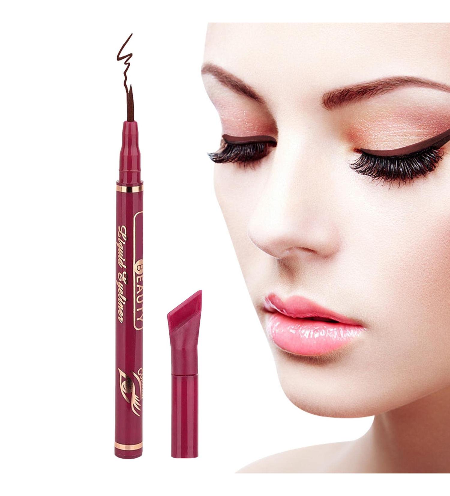 Eye Liquid Liner | Waterproof Pencil for Long-Wear Eye Makeup - Fast-dry Smooth Eye Makeup for Women Daily Work Leisure Outgoing Vacation Frifer Wingtail Eyeliner_12# - Buy Online on GoSupps.com