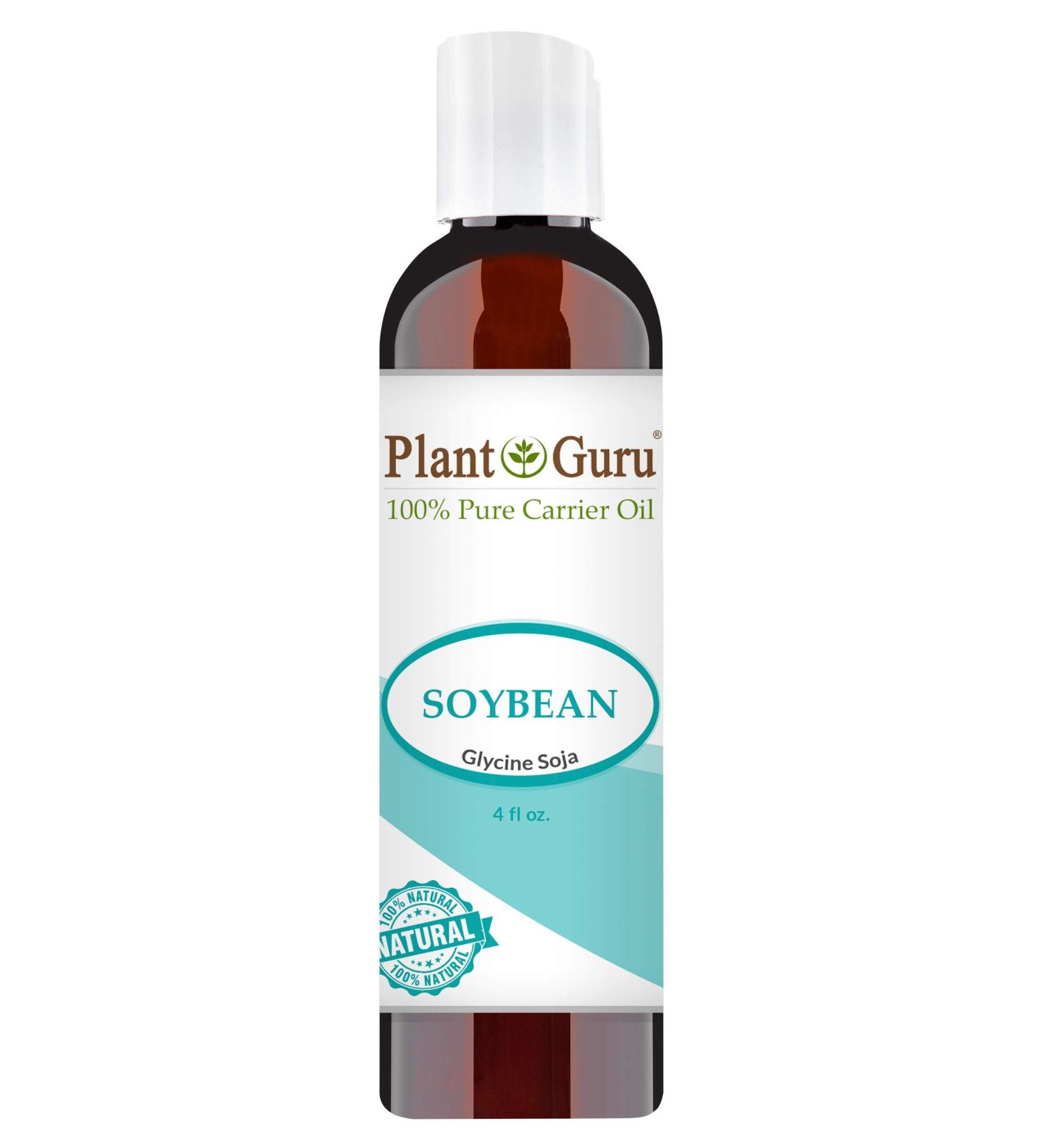 Soybean Oil 4 oz Carrier 100% Pure Natural For Skin  Body  Face  and Hair Growth. Great For Creams  Lotions  Lip balm and Soap Making