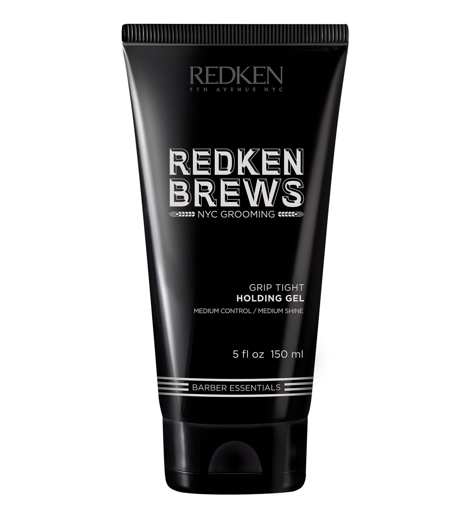Redken Brews Men's Holding Gel 5 Fl Oz - Medium Hold, Medium Shine, Flake-Free - Buy Online on GoSupps.com
