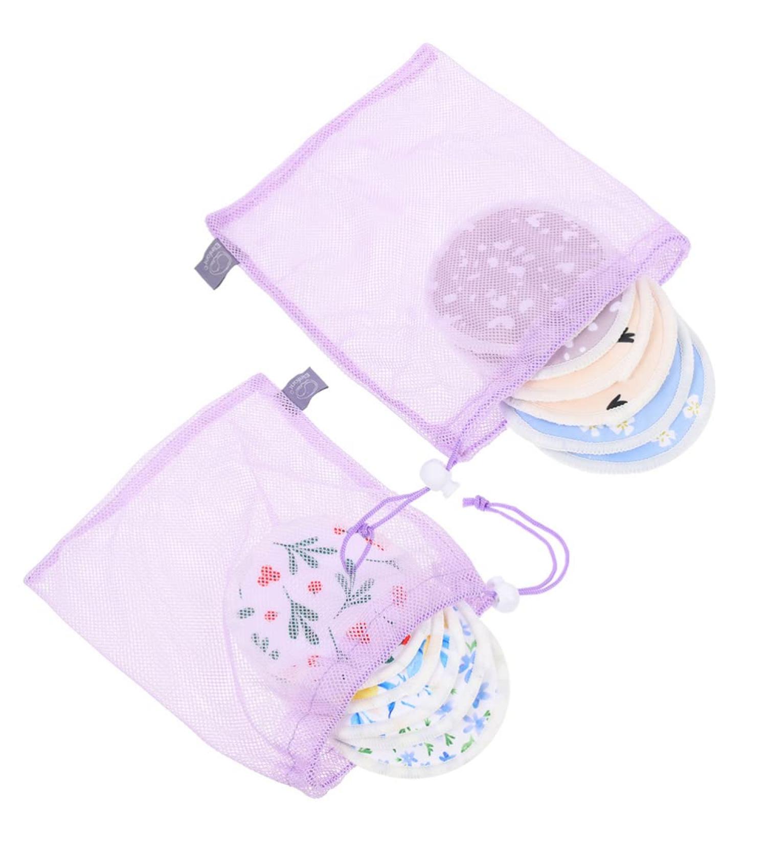 GLEAVI Reusable Breast Pads Set - Cotton Breastfeeding Supplies - Washable & Eco-Friendly Breast Milk Pads for Nursing Mothers - Buy Online on GoSupps.com