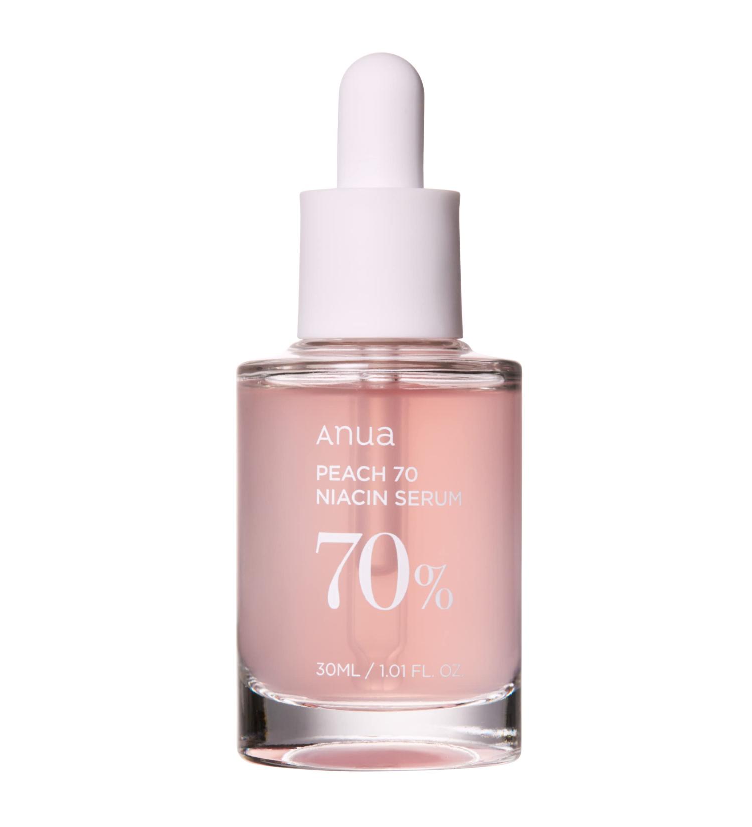 Anua Peach Niacinamide Serum 30ml - Brightening Hydrating Face Serum for Hyperpigmentation - Daily Clean Beauty Formula (1.01 fl. oz.) - Buy Online on GoSupps.com