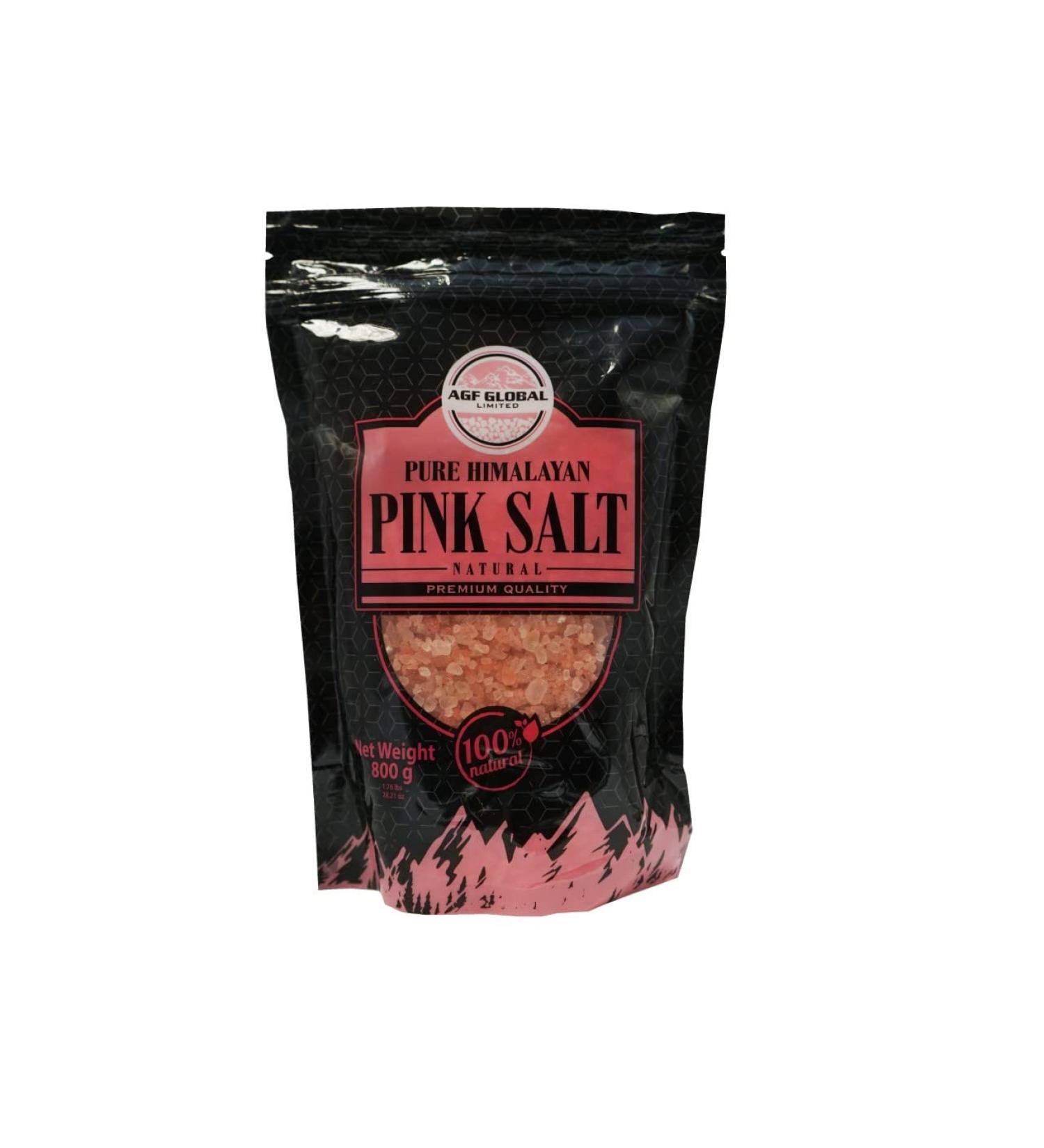 Pure Pink Himalayan Salt 100% Natural - 800gm Coarse & Fine Options | Himalayan Salt Coarse and Fine - Himalayan Salt Co - Buy Online on GoSupps.com