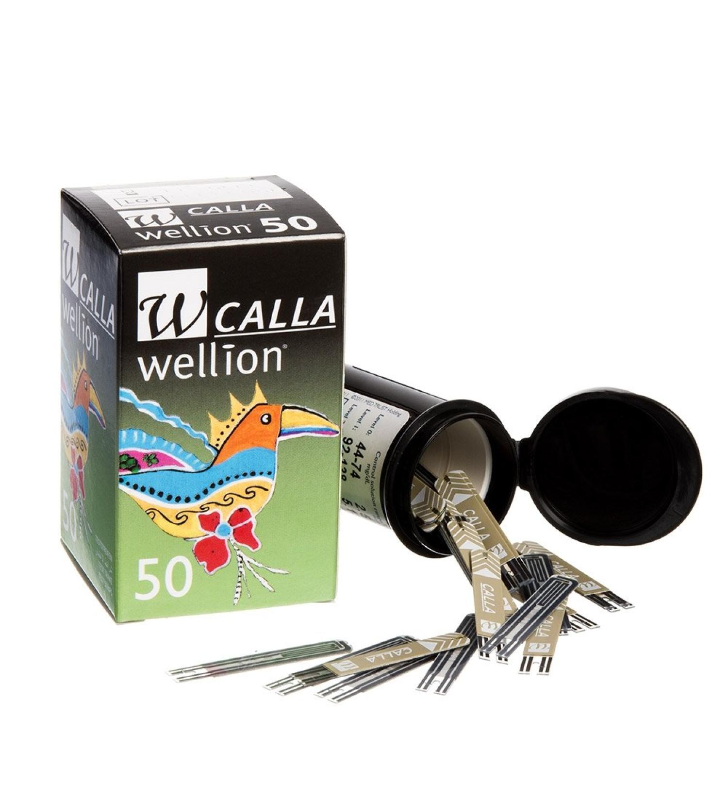 Wellion Calla blood sugar test strips 50 pcs/pack