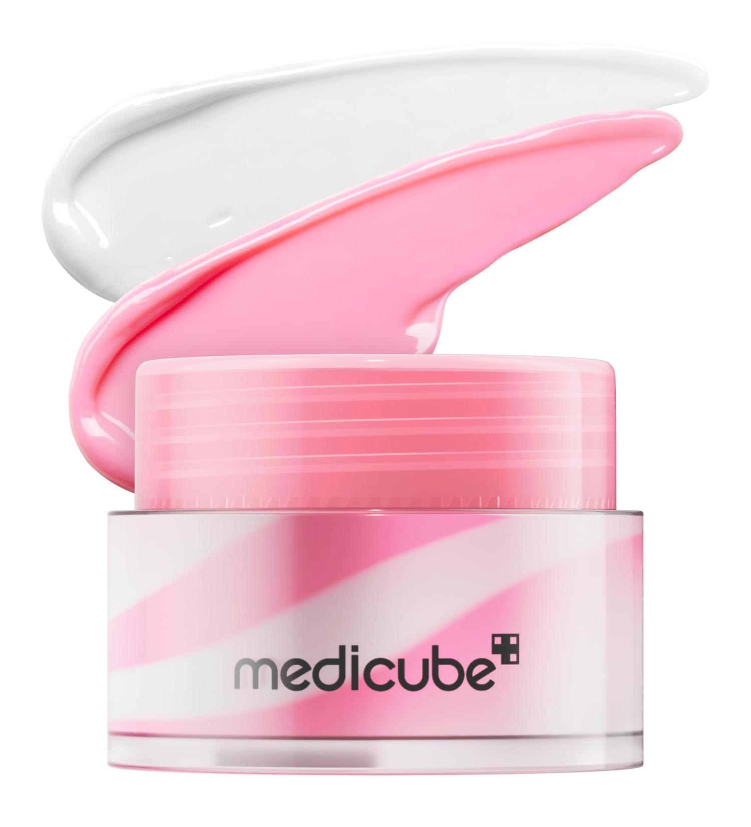 medicube PDRN lip sleeping mask glow balm | Salmon PDRN Collagen Shea Butter for Softer Lips Long-lasting Moisture Overnight and daily lip care Korean Skincare 0.35 oz. - Buy Online on GoSupps.com