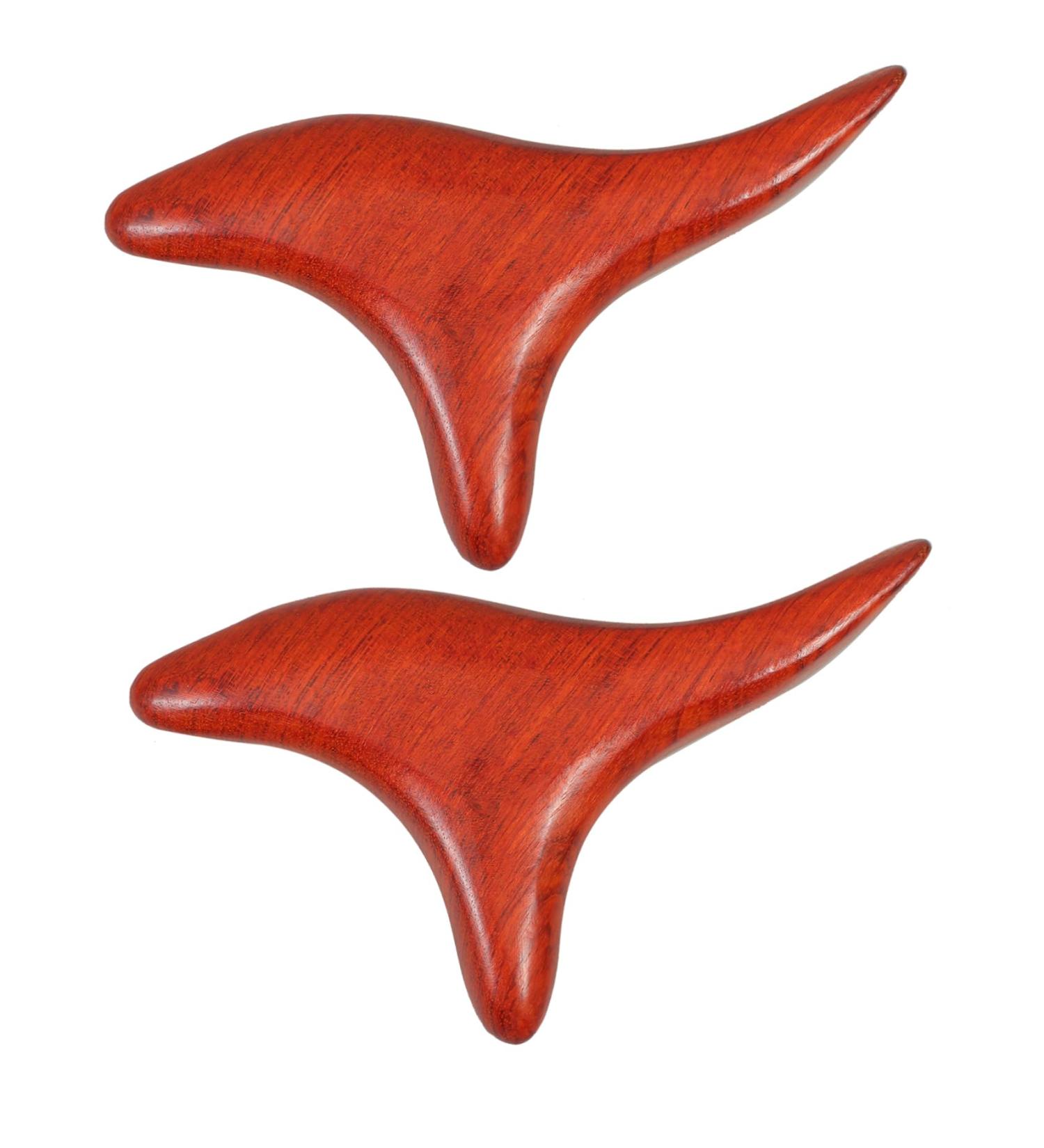 Buy COHEALI Thai Wooden Massage Sticks - Hand & Foot Trigger Point Tool | Full Body Massage Skincare (2pcs) - Buy Online on GoSupps.com
