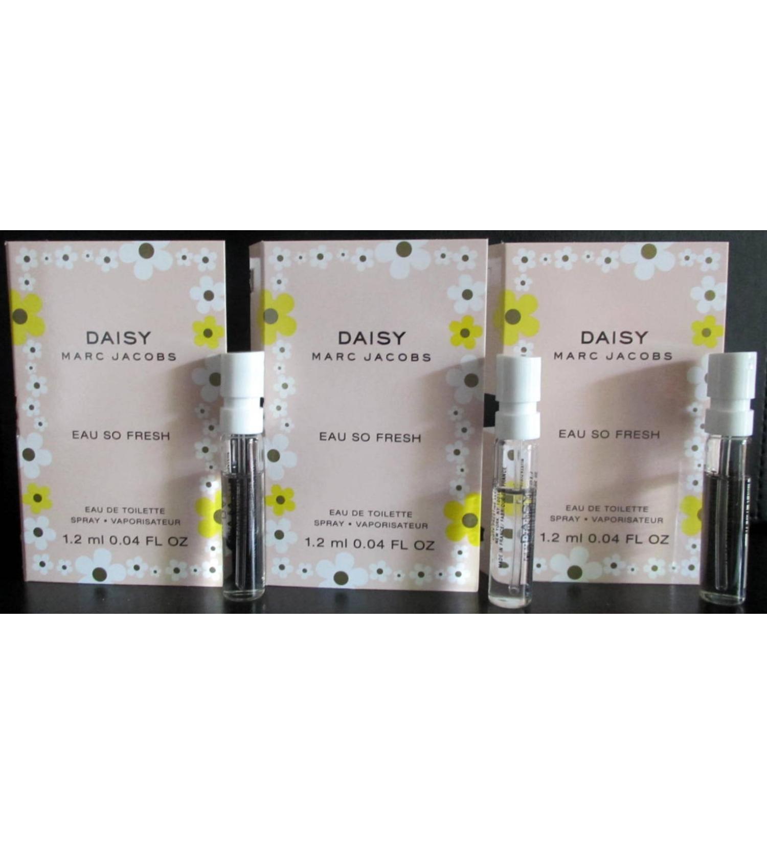 MARC JACOBS DAISY Eau So Fresh Eau de Toilette Sample Vials (Lot of 3)