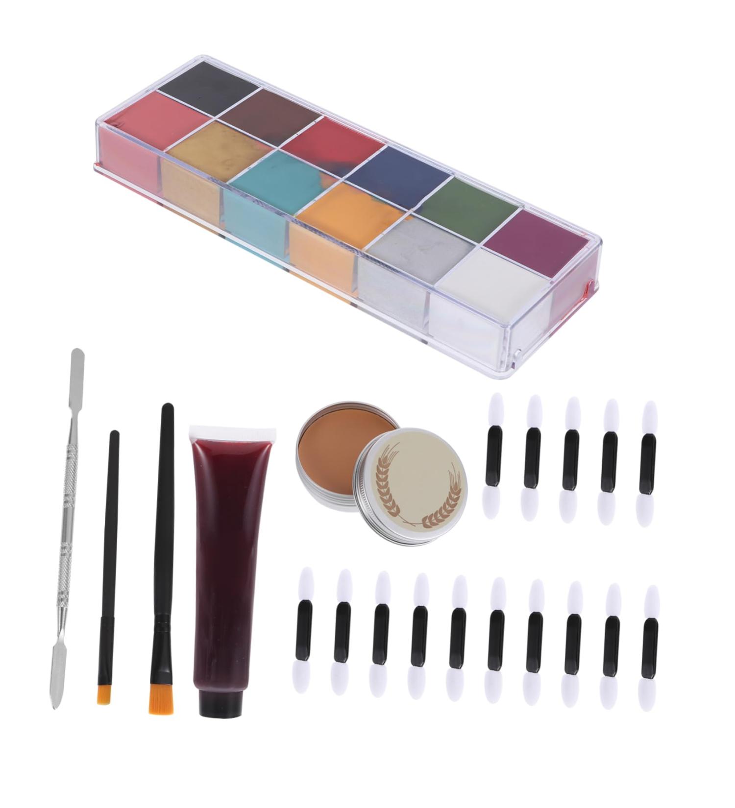 Buy NOLITOY Scar Makeup Tools - Wound Modeling Wax & Coagulated Blood Gel for Halloween | Best Scar Makeup Kit Online - Buy Online on GoSupps.com