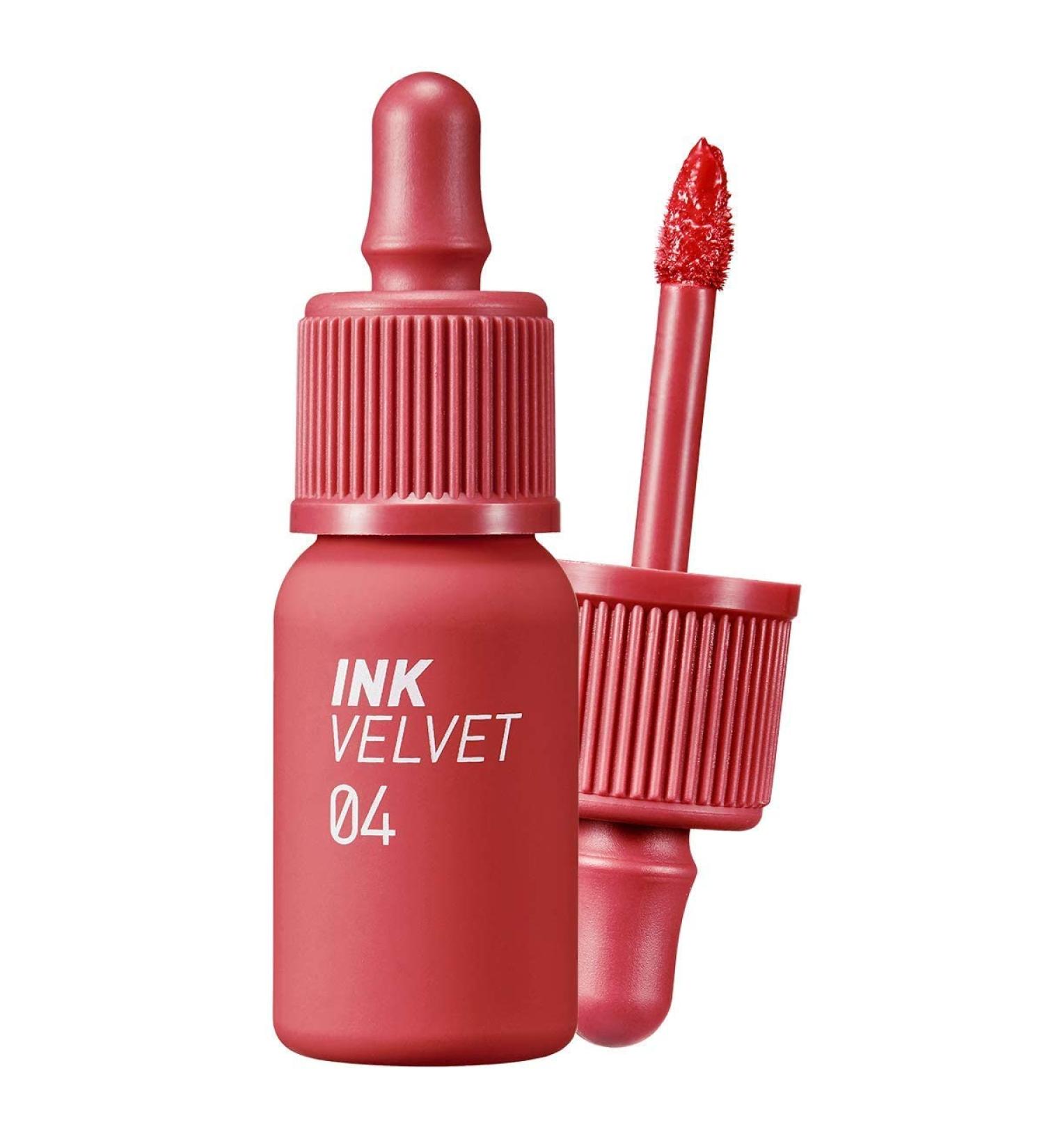 Peripera Ink the Velvet Lip Tint - 004 Vitality Coral (0.14 fl oz) - Liquid Lip - Buy Online on GoSupps.com