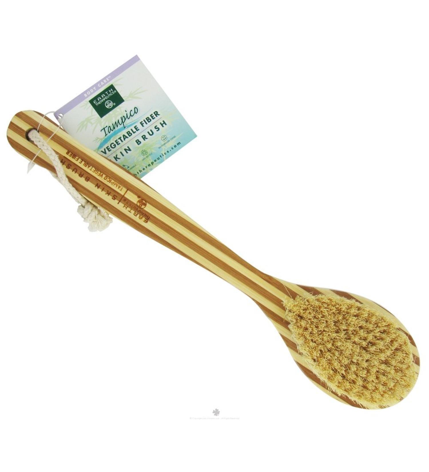 Earth Therapeutics Tampico Vegetable Fiber Skin Brush - 1 ea 2 pack (image may vary)