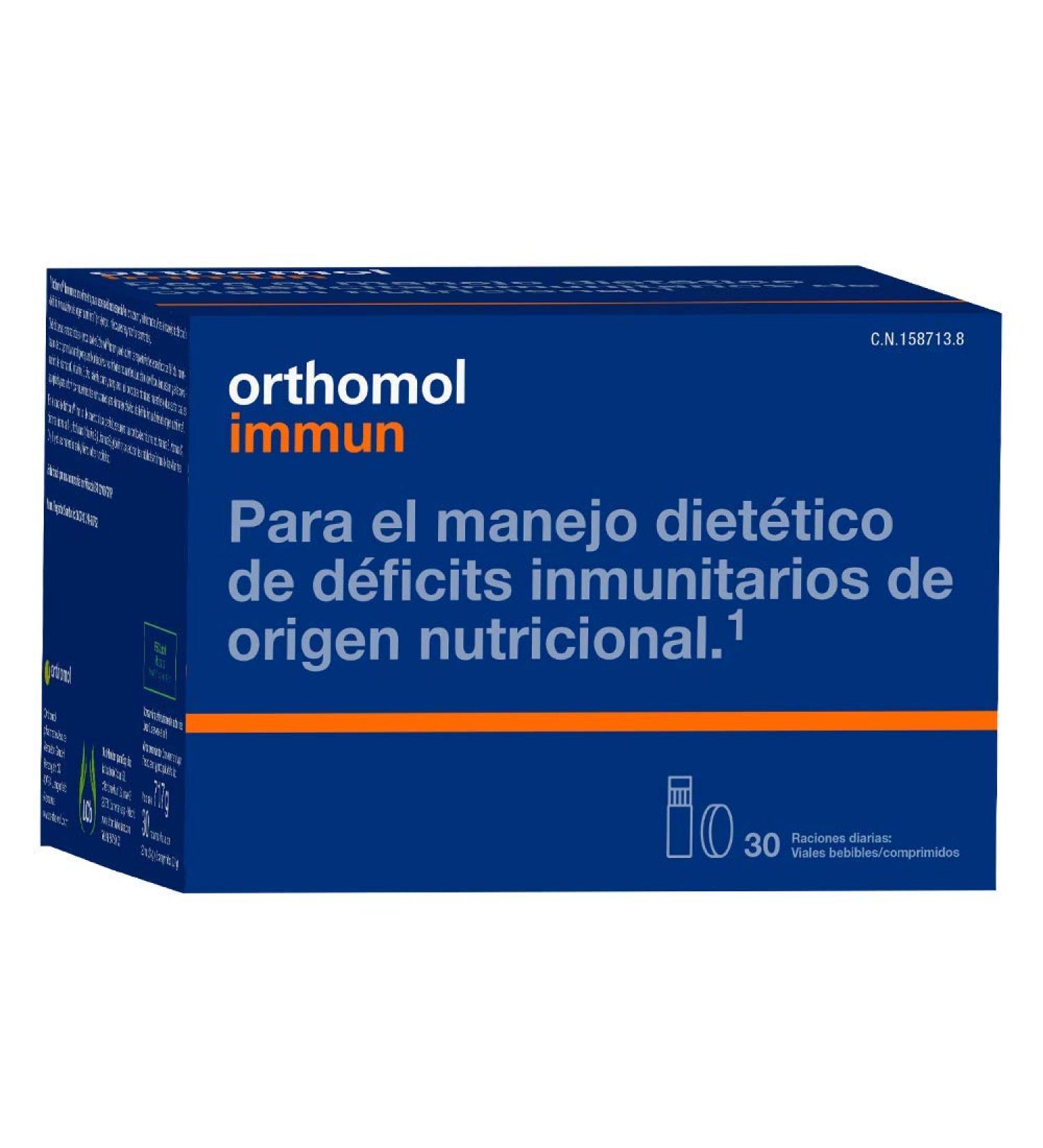 Orthomol Immun 100 g 30 drinkable bottles - Buy Online on GoSupps.com