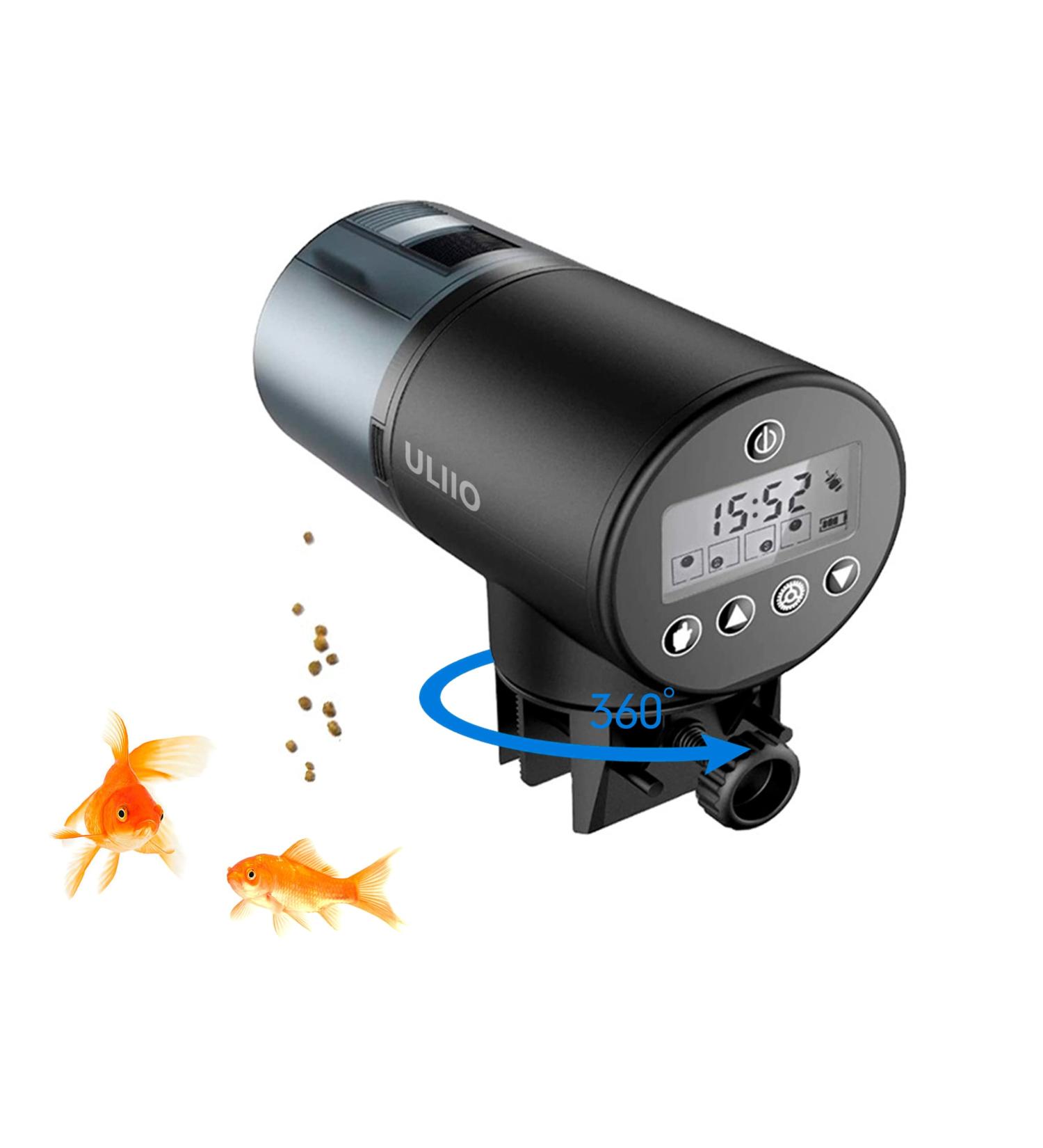 Automatic Fish Feeder for Aquarium Tank - Programmable Timer Feeder for Vacation - Electric Fish Food Dispenser - Buy Online on GoSupps.com