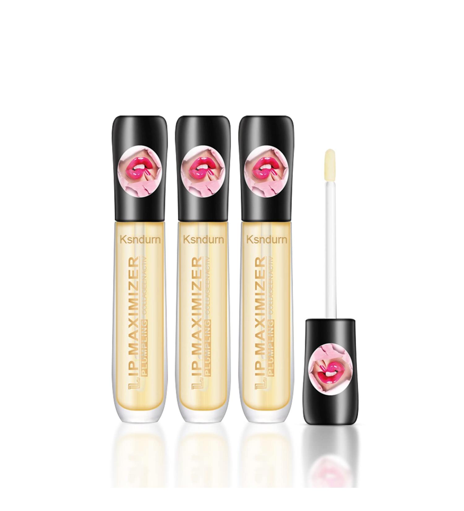Ksndurn 3PCS Vitamin E Lip Plumper Serum | Moisturizing Gloss for Plump, Hydrated Lips | Reduce Fine Lines | Instant Lip Care - Buy Online on GoSupps.com
