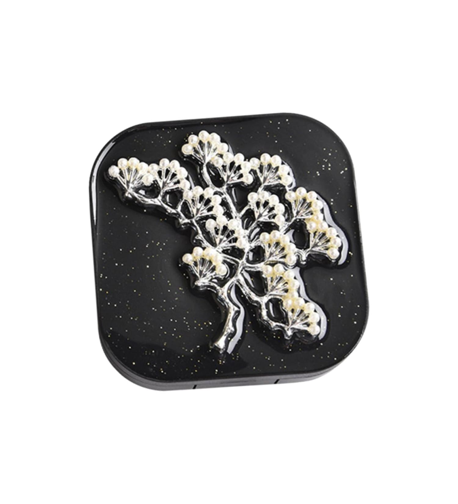 Solustrative Contact Lens Container Case - Travel Set with Tweezers & Cleaning for Safe Storage | Shop Internationally - Buy Online on GoSupps.com