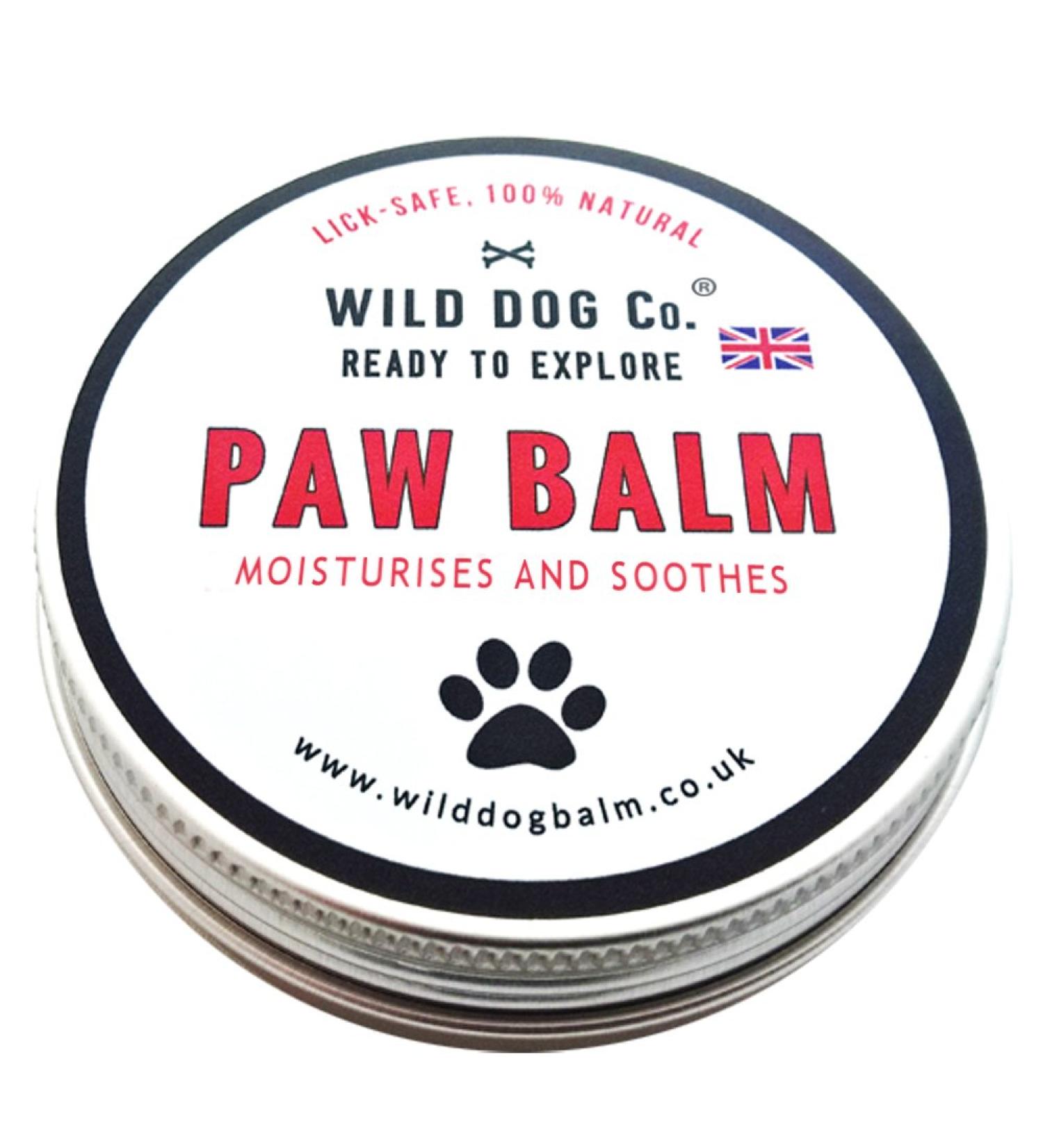 Dog Paw Balm for cracked dry itchy sore paws pads nose balm paw butter soother for dogs moisturises 100% natural soothing paw protector Made in the UK. 60g - Buy Online on GoSupps.com