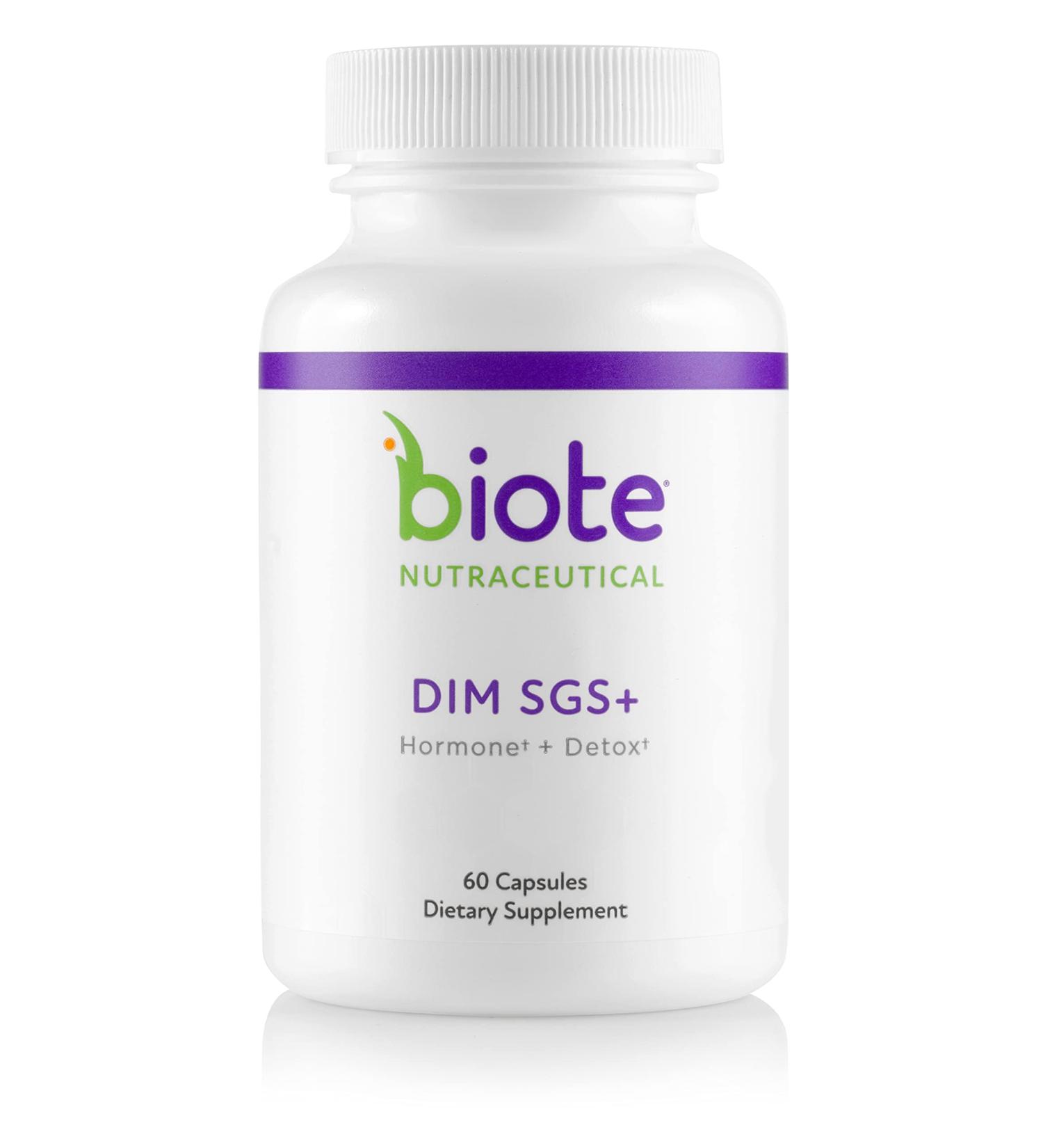 BIO-TE Nutraceutical DIM SGS + Detox Supplement - Hormone Support Formula | 60 Capsules - Shop Internationally - Buy Online on GoSupps.com