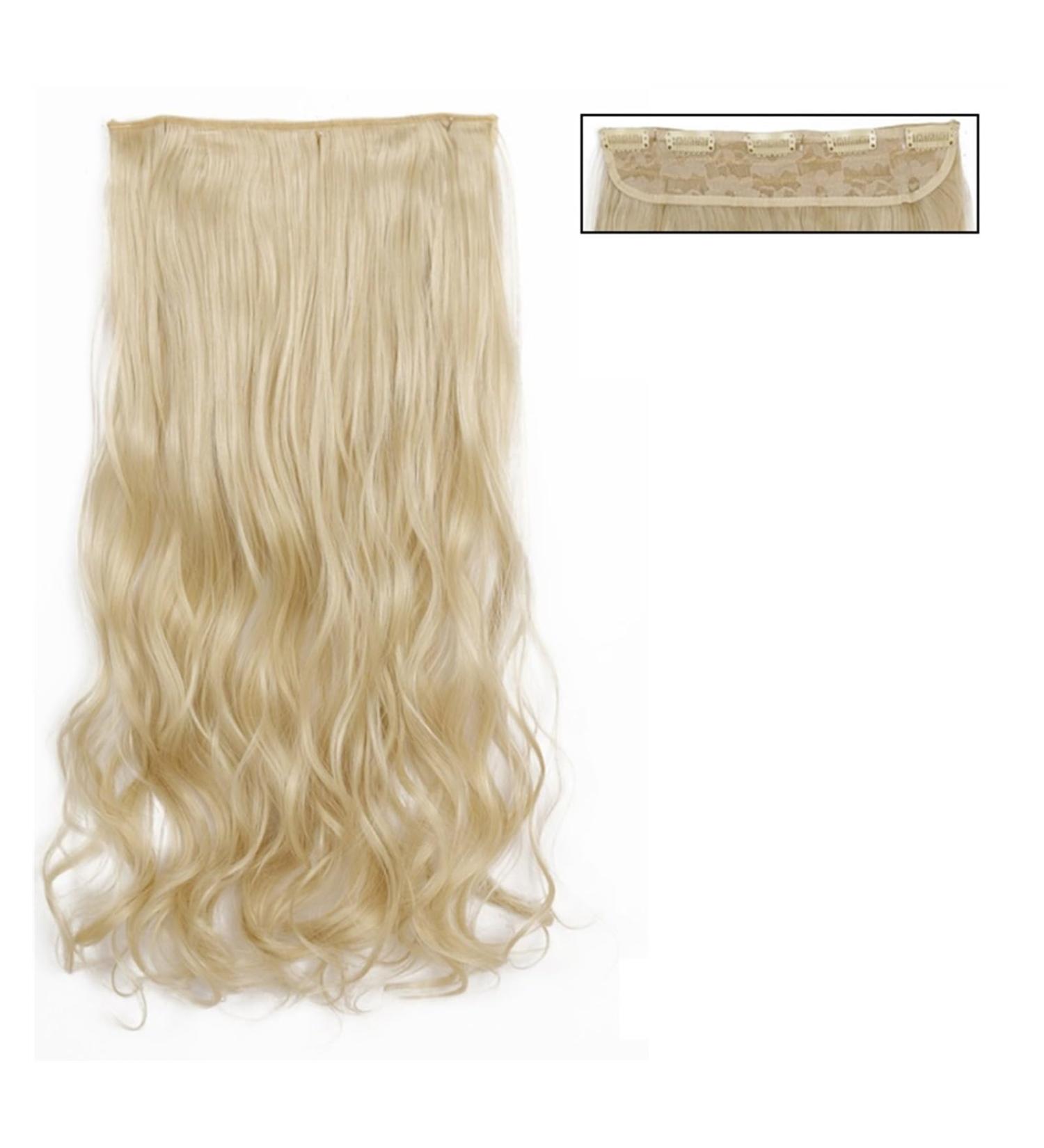 Hair Extensions Synthetic Long Straight One Pieces Clip In On Hair Extensions Hairpieces With 5 Clips Wavy Hair Extension Soft Synthetic Hairpieces for Women Hair Pieces(22-613 22inches(55CM)) 22inches(55CM) 22-613 - Buy Online on GoSupps.com