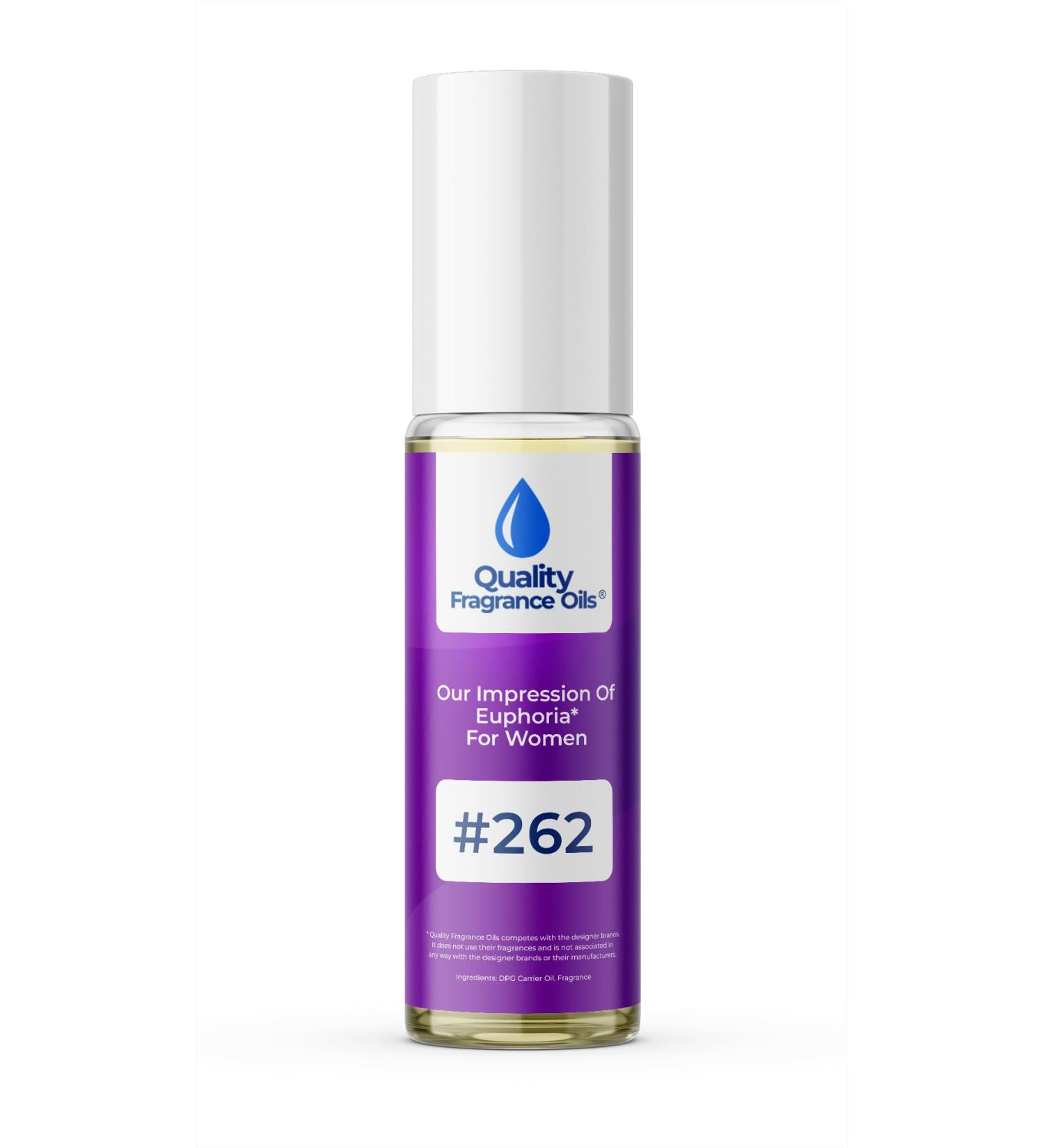 Quality Fragrance Oils' Impression #262 Inspired by Euphoria for Women (10ml Roll On) Euphoria for Women Impression #262 0.34 Fl Oz (Pack of 1) - Buy Online on GoSupps.com