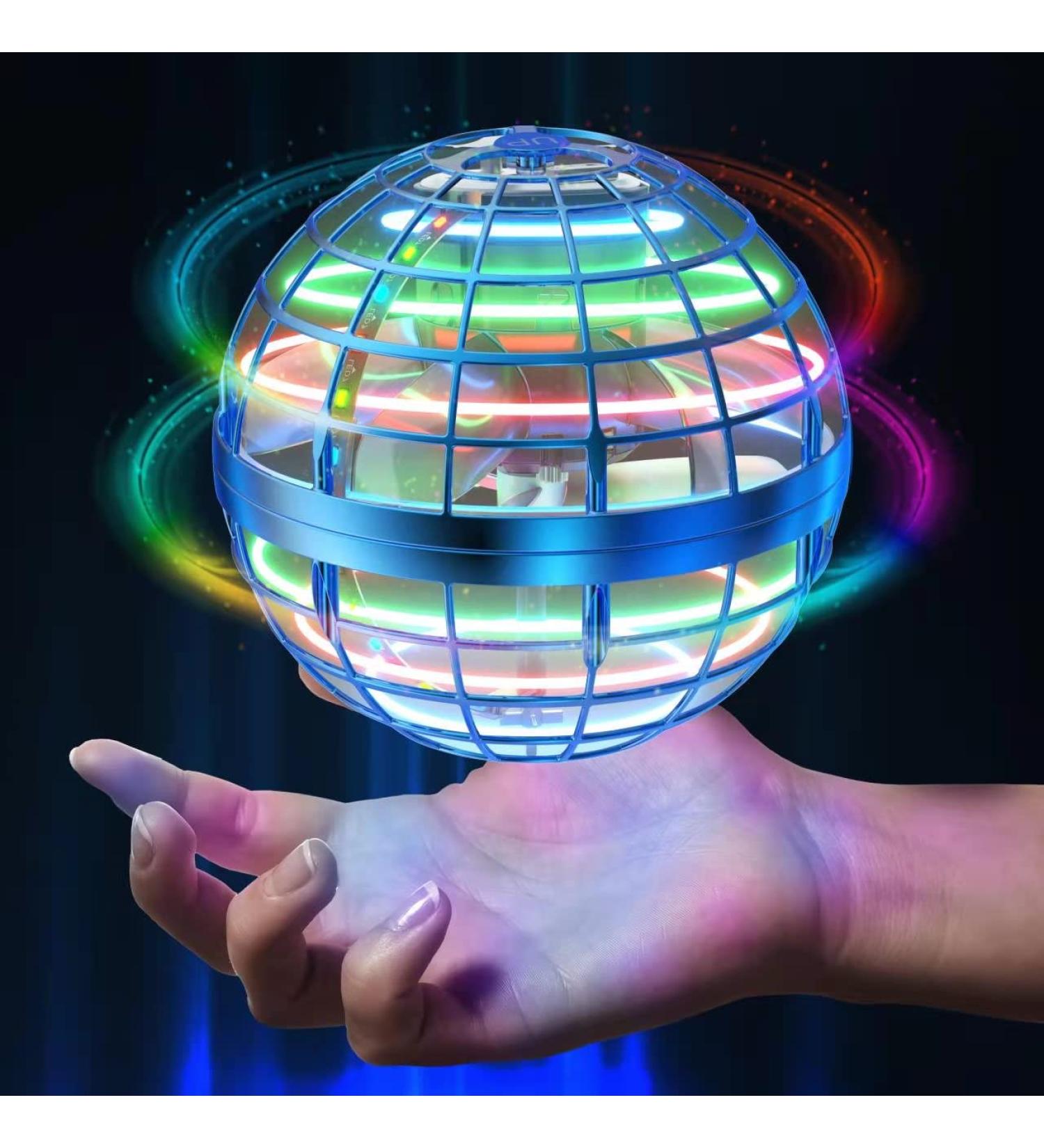 AMERFIST Flying Orb Ball Toy - Blue Galactic Boomerang Hover Ball for Boys & Girls 6-10+ Years - Outdoor Hand Drone & Fidget Spinner - Fun Birthday Gift - Buy Online on GoSupps.com