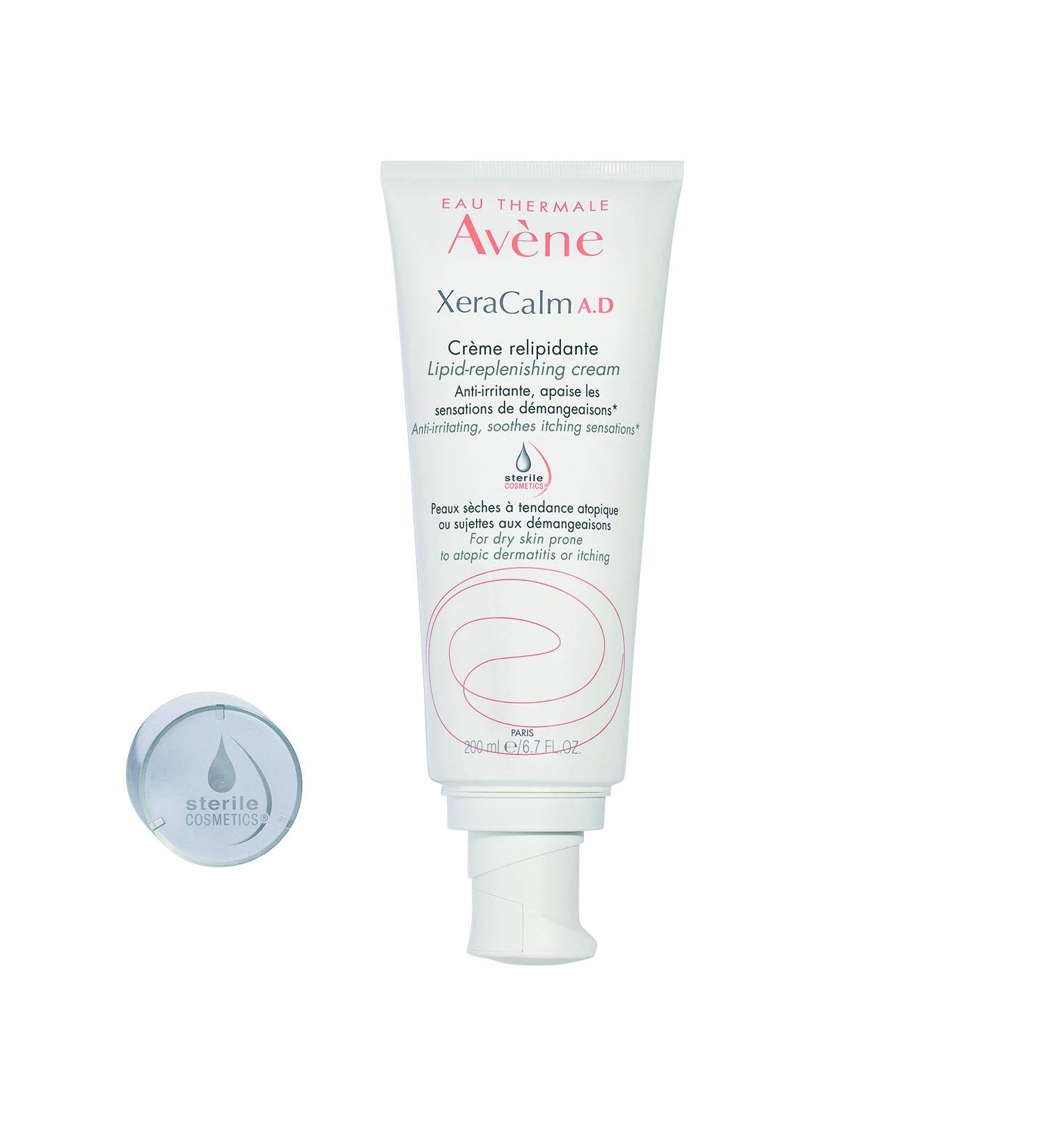 Eau Thermale Avene XeraCalm A.D Lipid-Replenishing Cream 6.7 oz - Fragrance-Free, Preservative-Free for Atopic Dermatitis & Eczema-Prone Skin - Buy Online on GoSupps.com