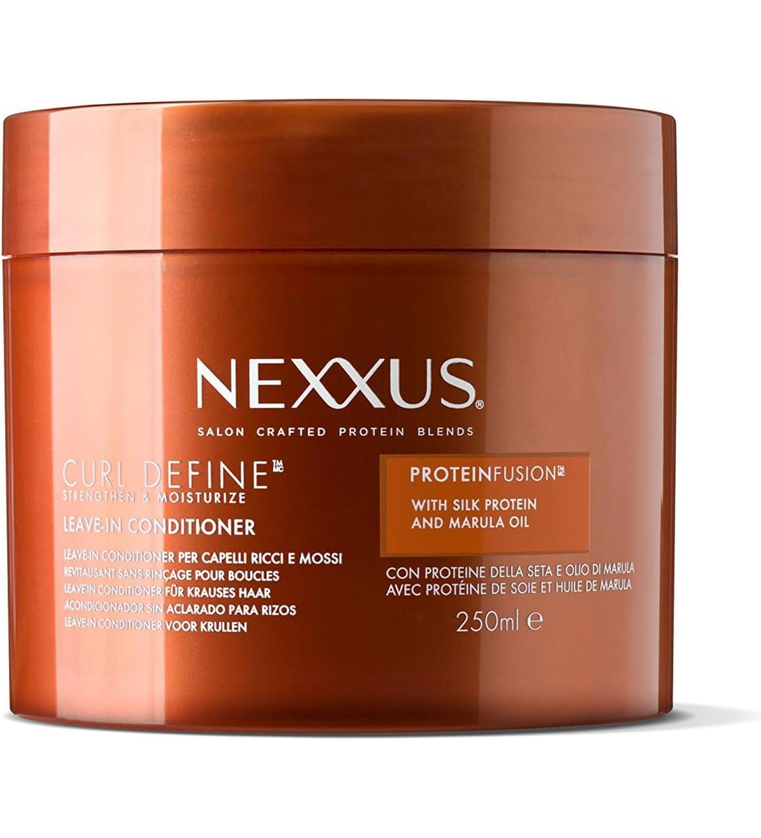 Buy Nexxus Curl Define Conditioner - Leave-In Balm for Curly Hair with Silk Protein & Marula Oil | Strengthens & Protects Curls (250ml) - Buy Online on GoSupps.com