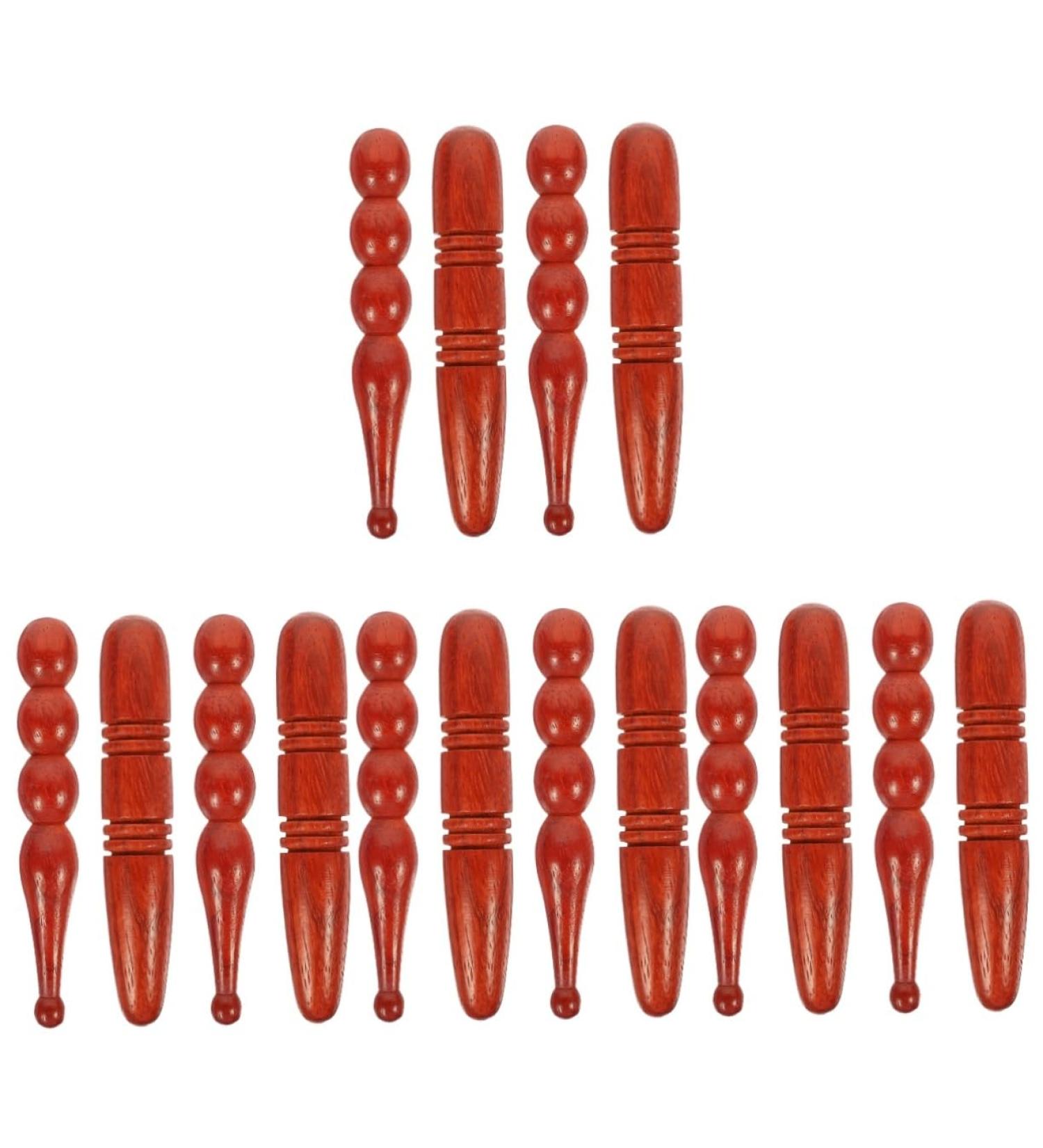 16-Piece Acupuncture & Massage Tool Set | Unique Foot Massage Accessories & Manual Wood Devices - Buy Online on GoSupps.com