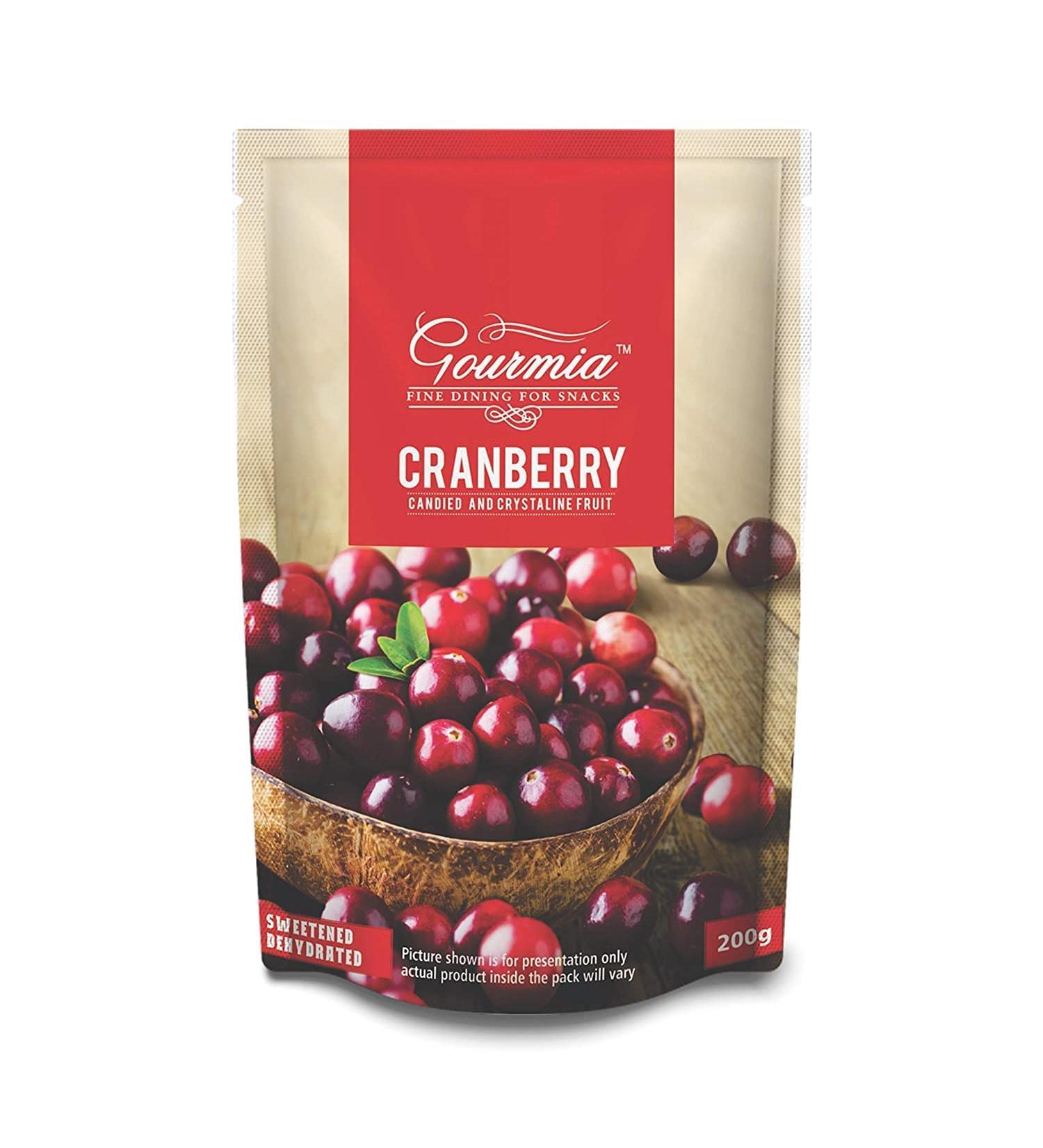 QURA Dried Cranberry 200g - Buy Online on GoSupps.com