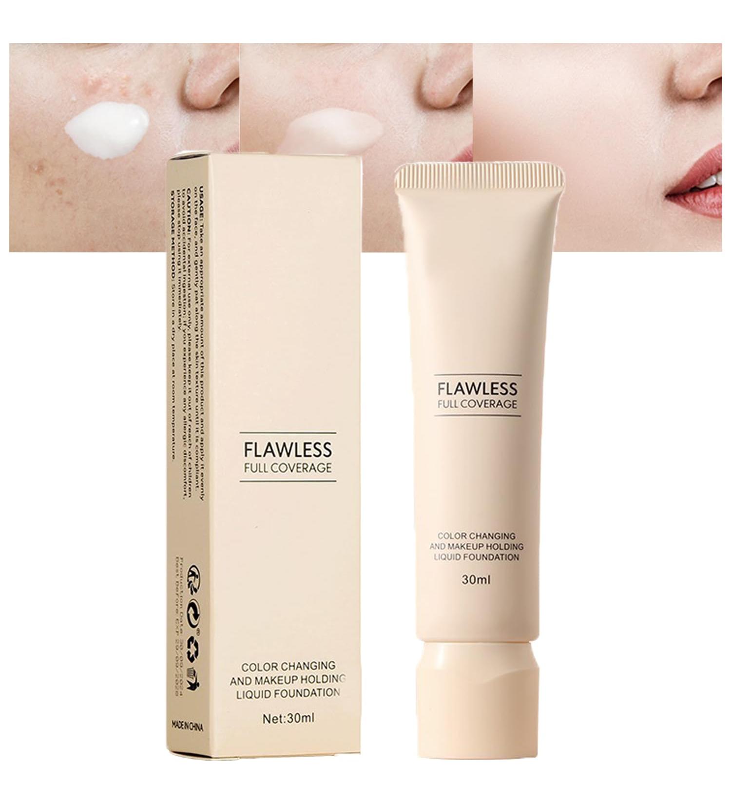 Changing Foundation for Mature Skin Color Changing Foundation 30ml Color Changing Foundation for Mature Skin Long Lasting Waterproof Moisturizing Foundation (1PCS) - Buy Online on GoSupps.com