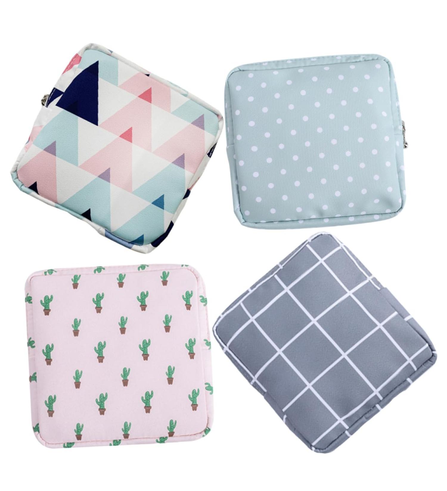 Orfofe 4-Piece Pocket Storage Set | Multifunctional Toilet Paper & Tampon Organizer | Charming Small Bags for Period Essentials - Buy Online on GoSupps.com