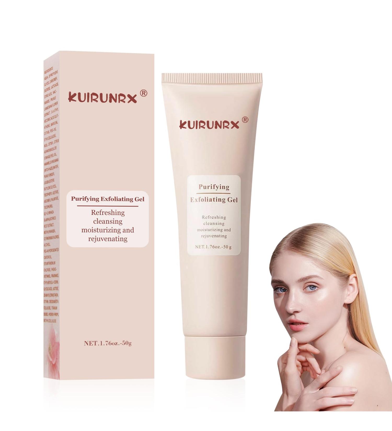 Gel Exfoliant Gel Exfoliant Purifiant Cr me Nettoyante pour Le Corps et Le Visage Exfoliant Hydratant et Eclaircissant Hydratant et Rajeunissant (50g) - Buy Online on GoSupps.com