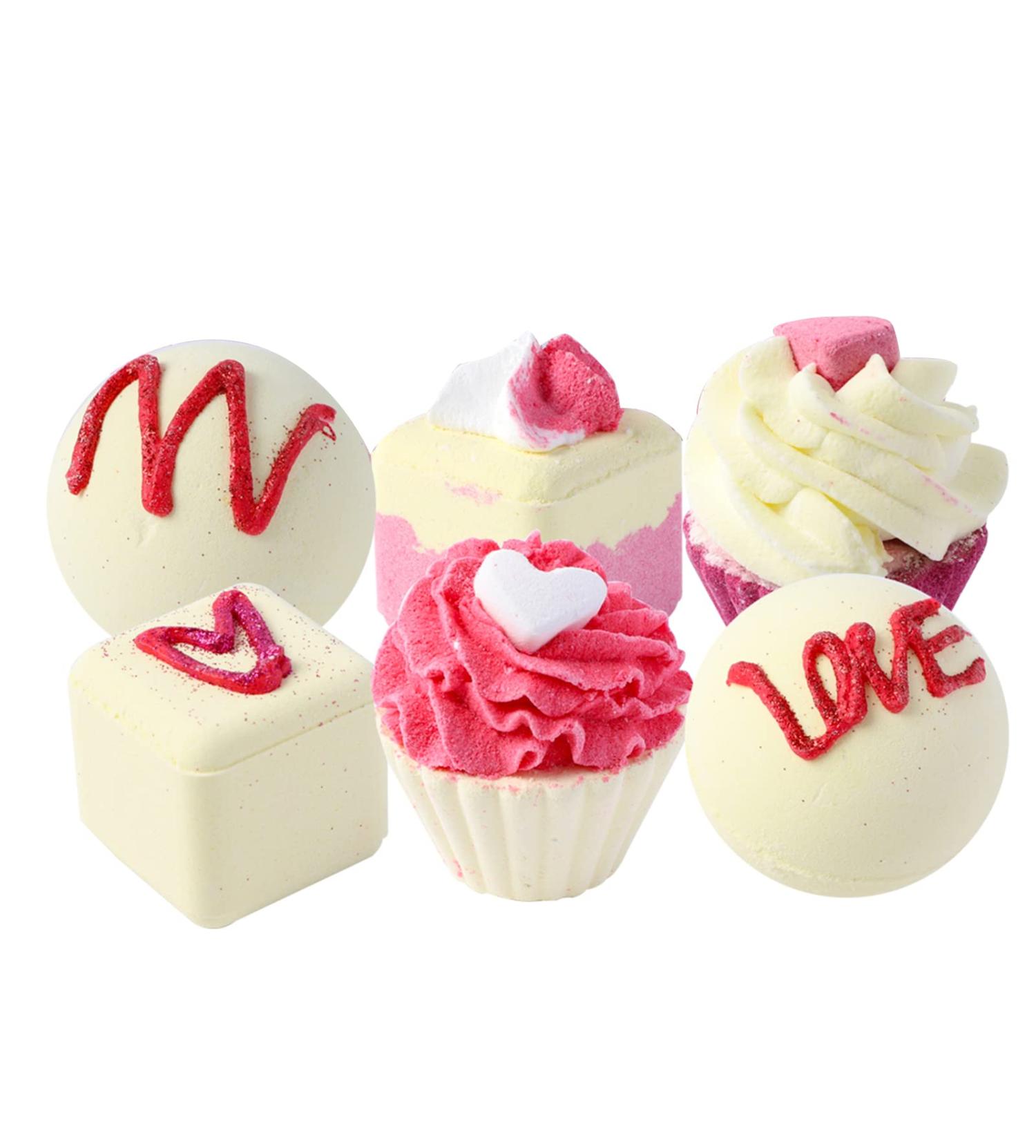 Coffret de Bombes de Bain D'aromath rapie 6 Pi ces Ensemble P tillant Bain Moussant pour Soulager le Stress et la Relaxation pour les Femmes Convient No l Mariages Anniversaires (4)
