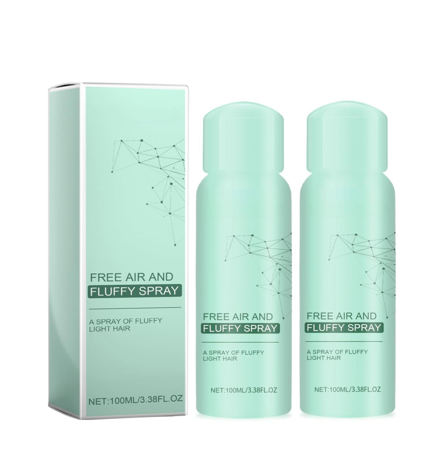 Hair Volumizing Spray Leave-in Dry Hair Spray Oil-control Fluffy Volume Hair Spray Hair Spray-Free Air and Fluffy Spray Volume Hair Long Lasting Refreshing Spray for All Hair Types (2 Pcs) - Buy Online on GoSupps.com