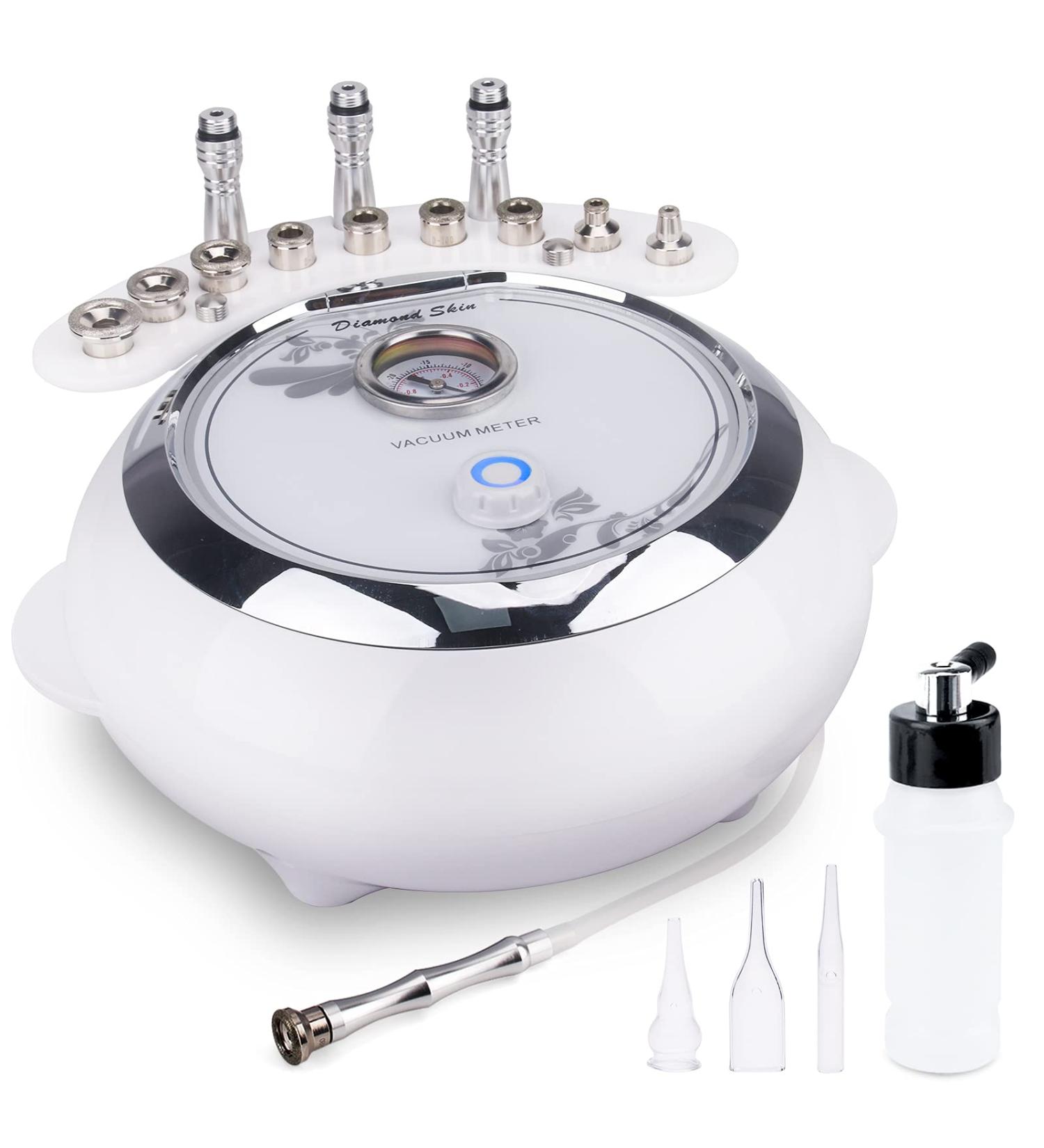 Yofuly 3-in-1 Diamond Microdermabrasion Machine | Professional Dermabrasion Equipment | 65-68cmHg Suction Power for Facial Skin Care - Buy Online on GoSupps.com