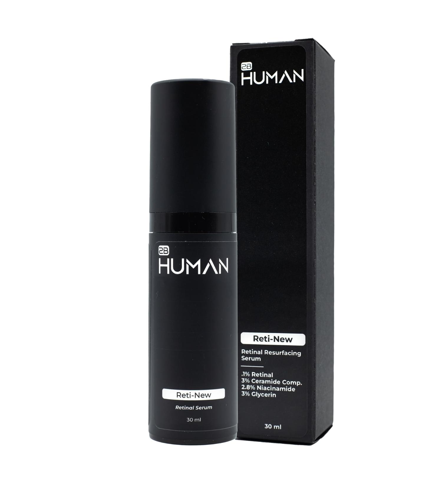 Reti New .1% Pure Retinal Serum | For Anti-Aging and Post Acne Marks | Fast Retinal with Niacinamide and Ceramides 1 Fl Oz