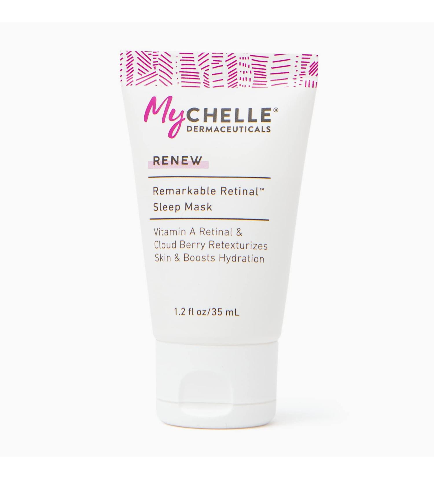 MyCHELLE Dermaceuticals Remarkable Retinal Sleep Mask - Hydrating Anti-Aging Formula with Vitamin A & Cloud Berry Oil (1.4 Fl Oz) | Revitalize Skin International Shipping Available - Buy Online on GoSupps.com